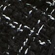 Tweed ballet flats BLACK WHITE TWEED MULTI factory: tweed ballet flats for women