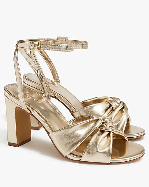  Twisted heeled sandals