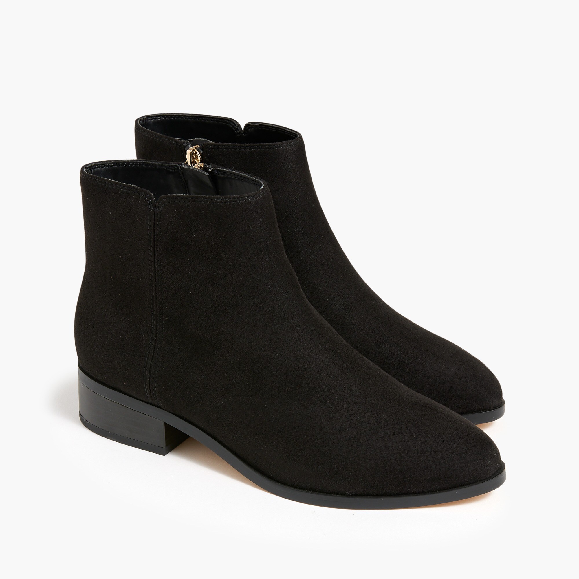 sueded ankle boots for women