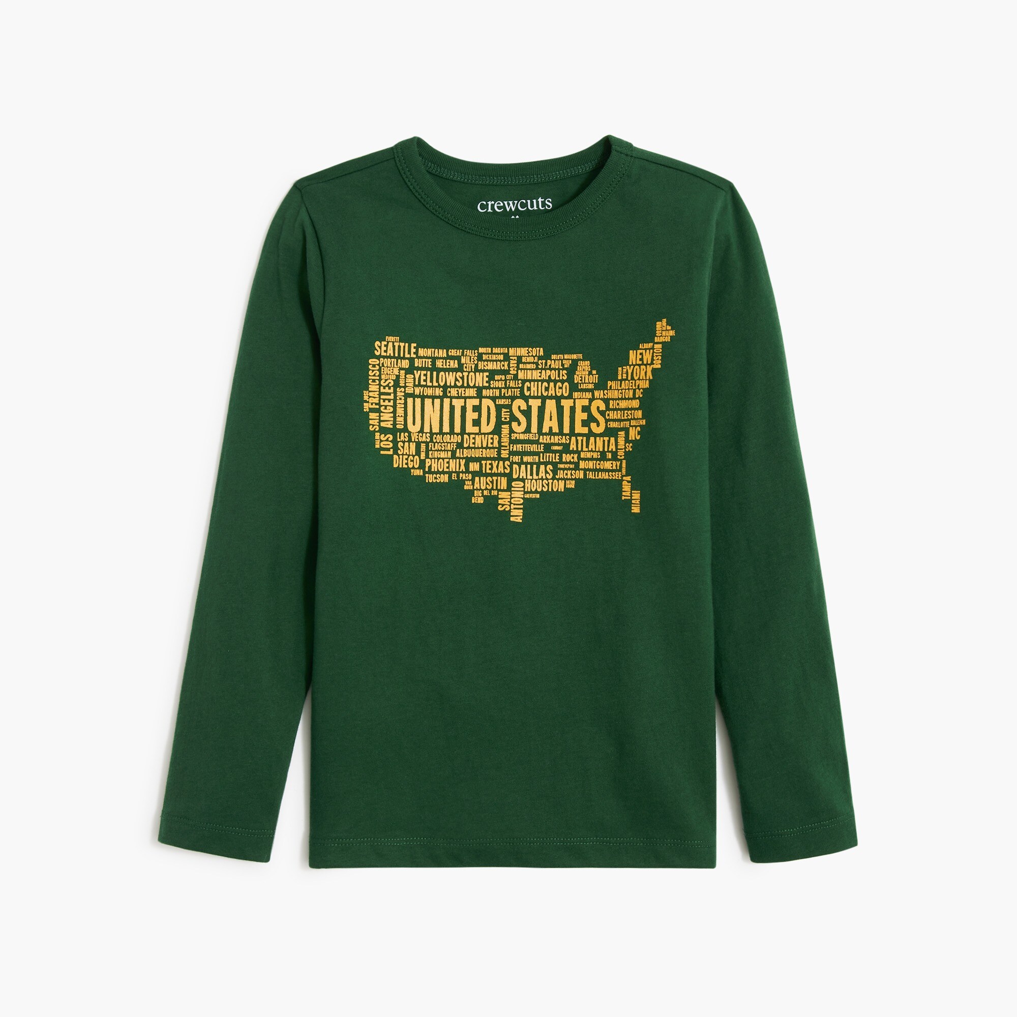 boys' usa map graphic tee for boys