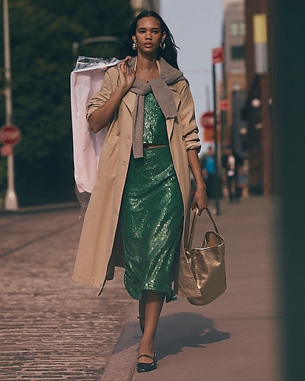 J.Crew: Relaxed Heritage Trench Coat In Chino For Women