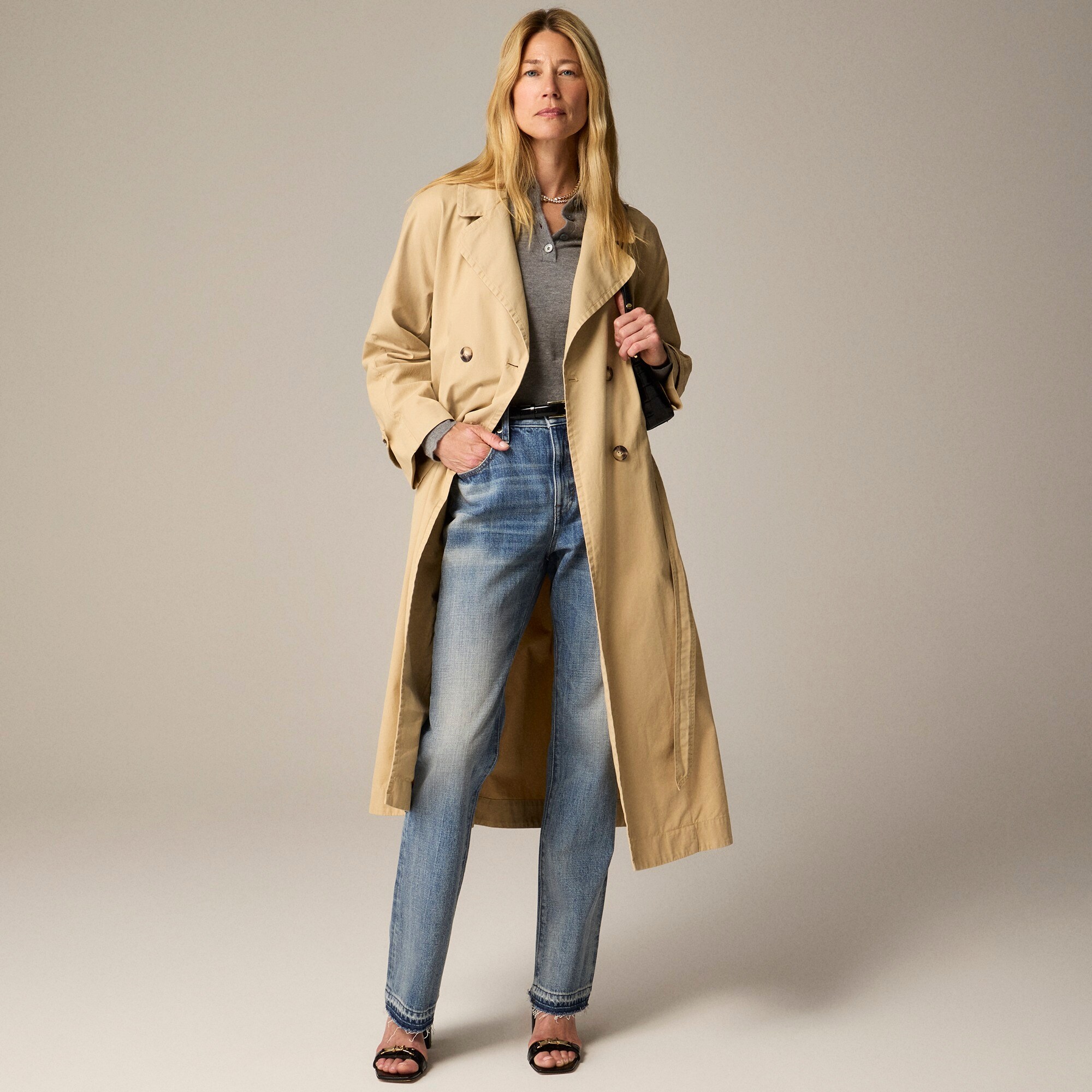  Relaxed heritage trench coat in chino