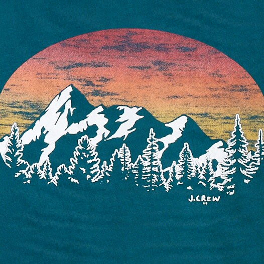 Boys' mountain graphic tee ARCTIC COAST factory: boys' mountain graphic tee for boys