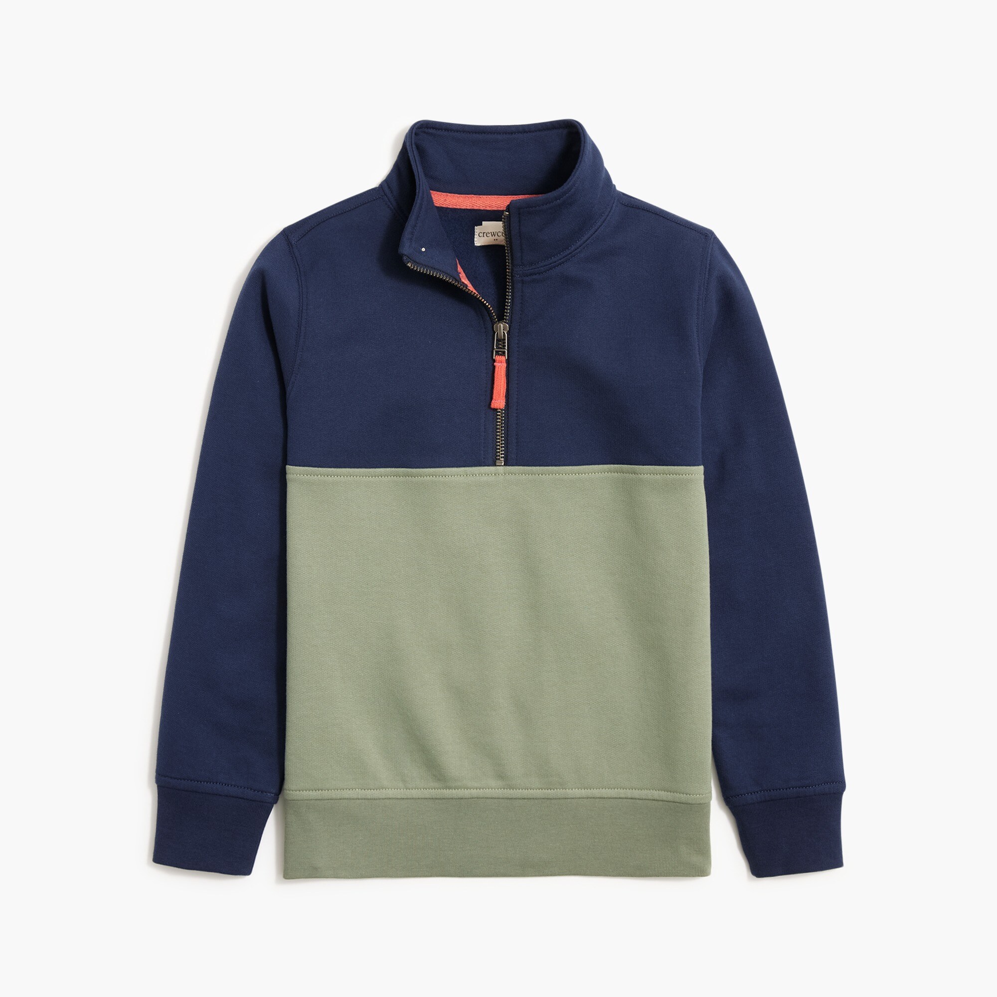 boys' colorblock half-zip sweatshirt for boys