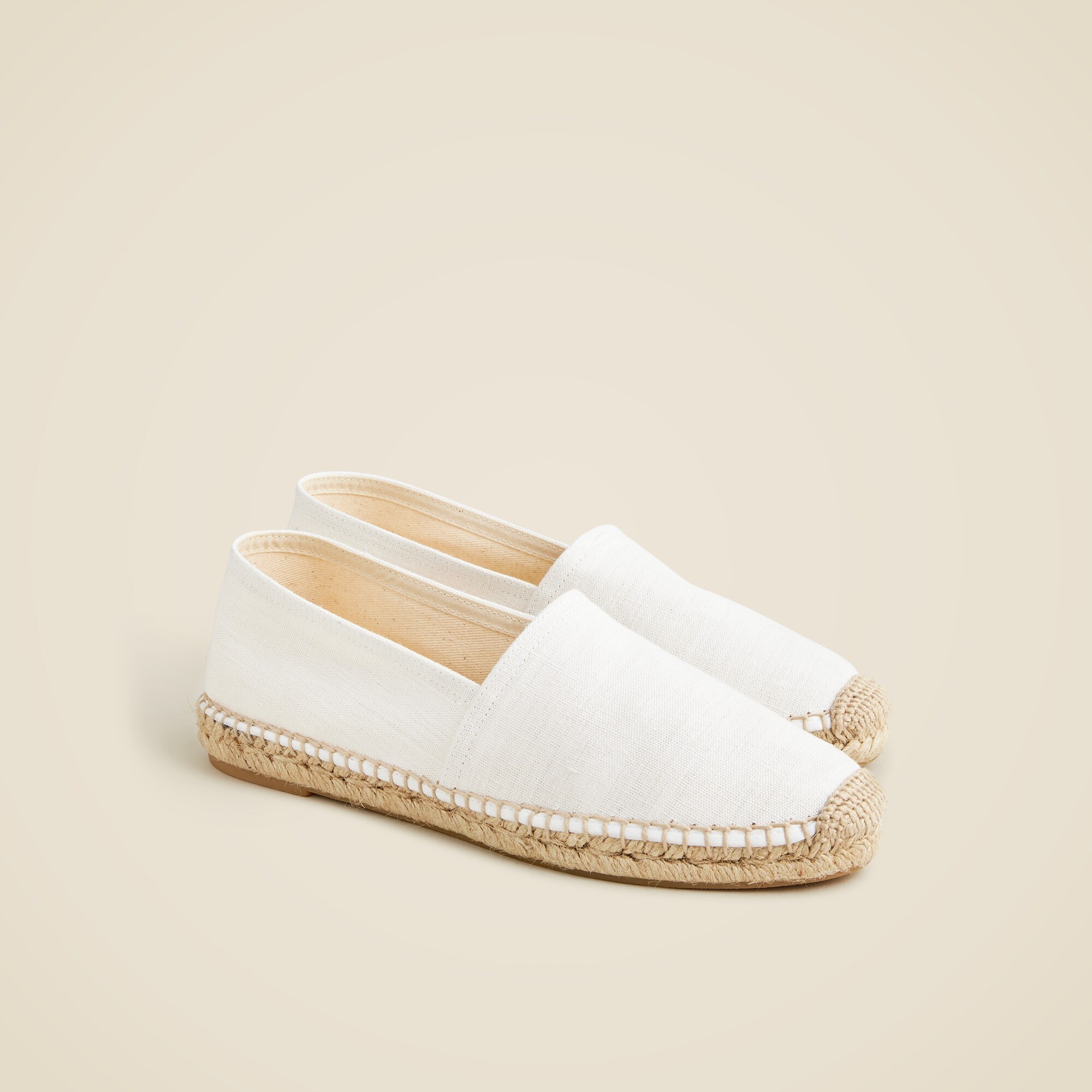 Leather Espadrille Flats