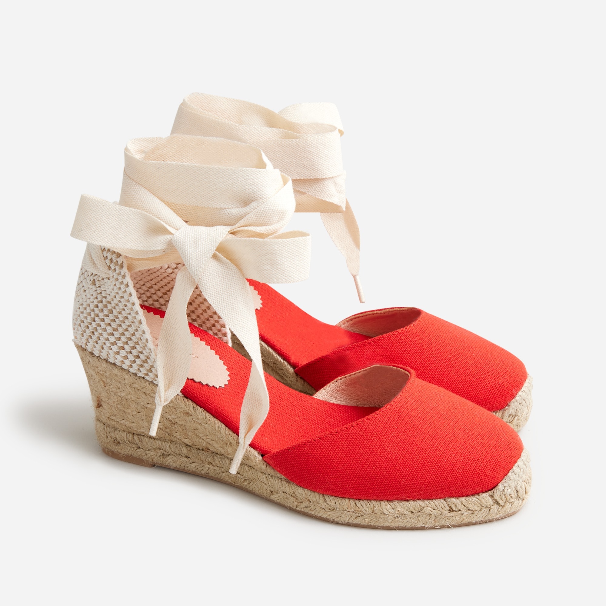 Espadrilles made in Spain worldwide delivery Lace espadrilles Lace up espadrilles Woven