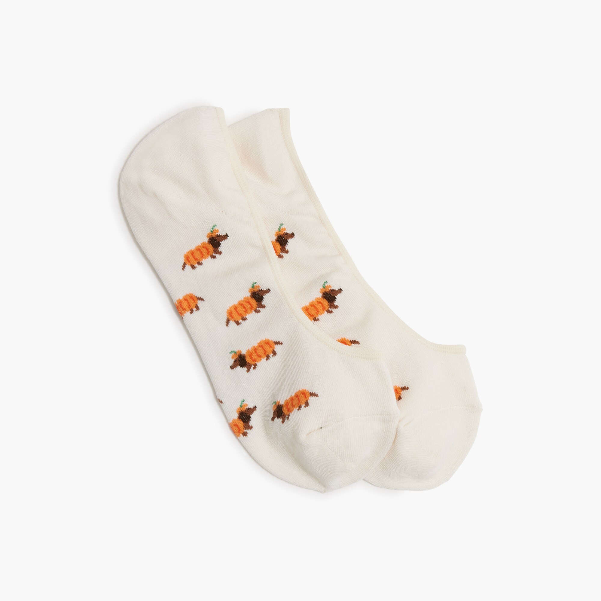 Dachshund no-show socks