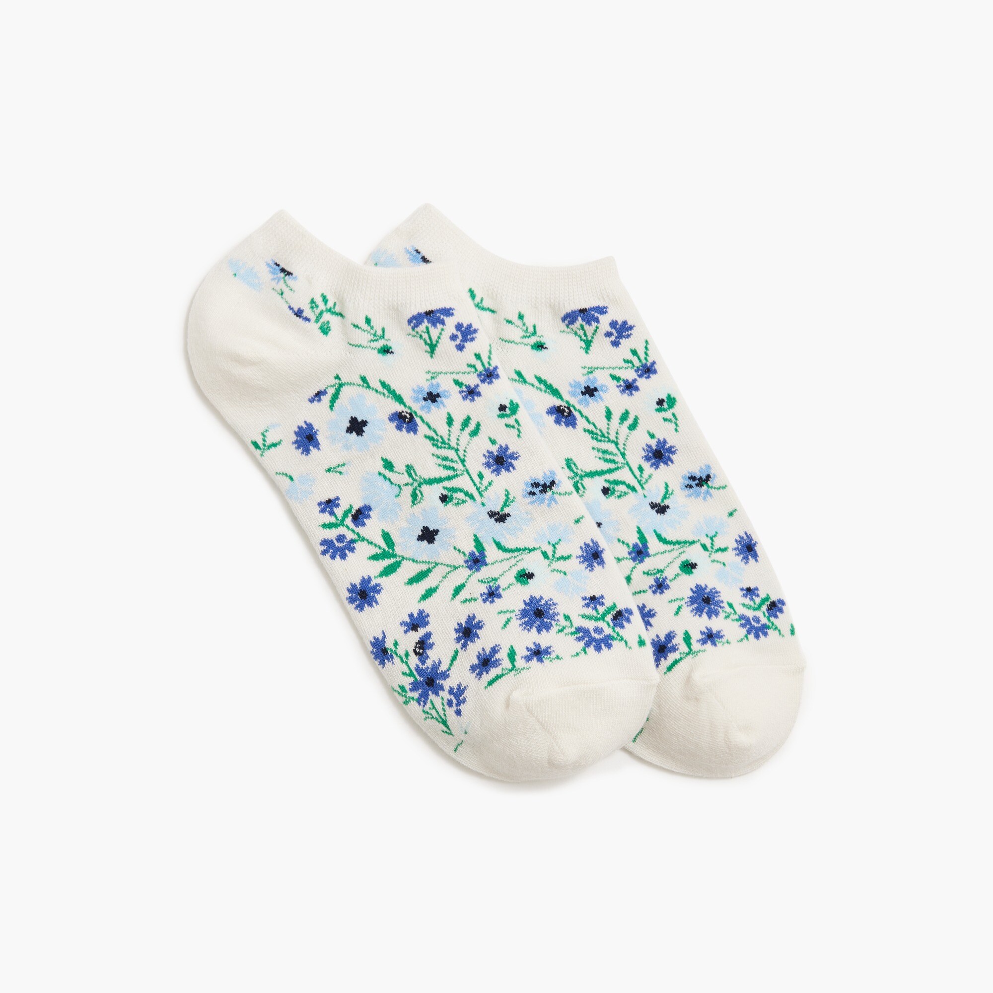 Floral ankle socks