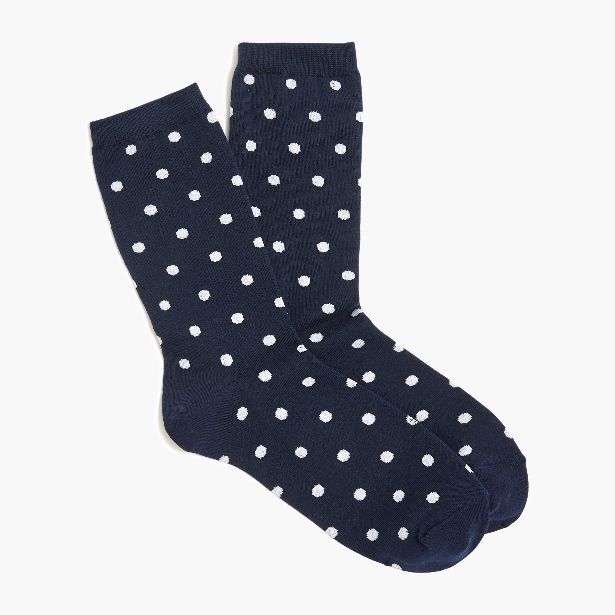 Polka-dot trouser socks