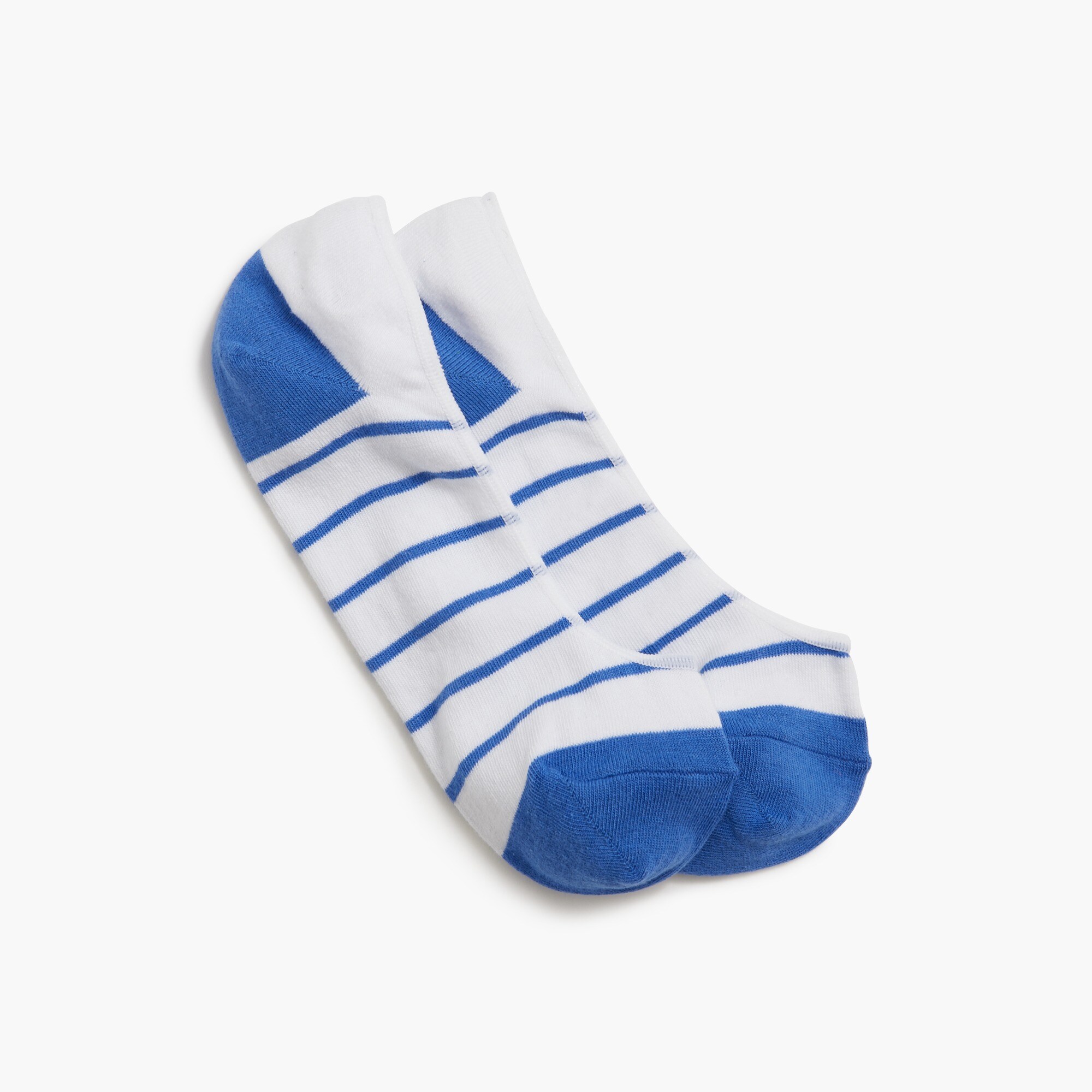 Striped no-show socks