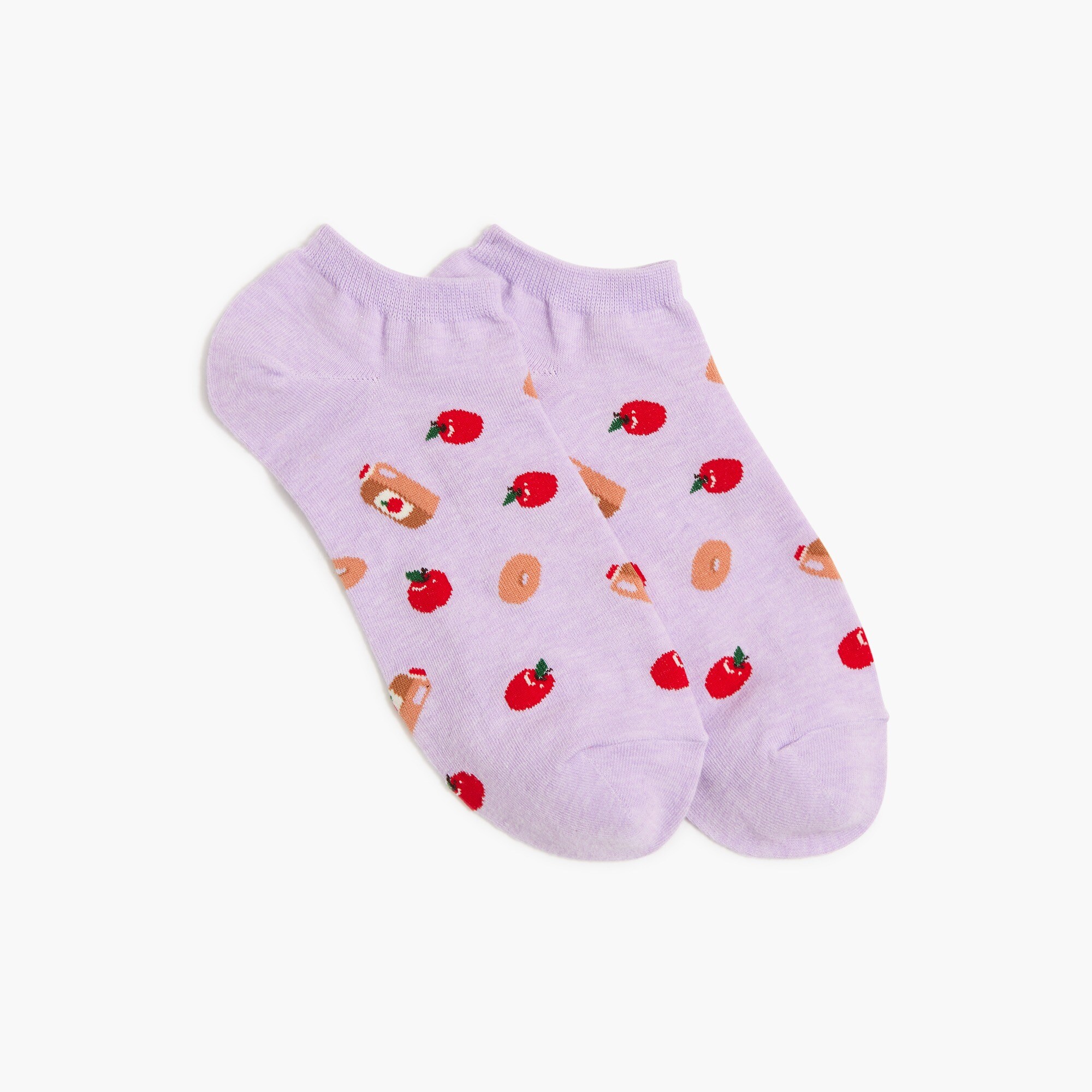 Apple cider donut ankle socks