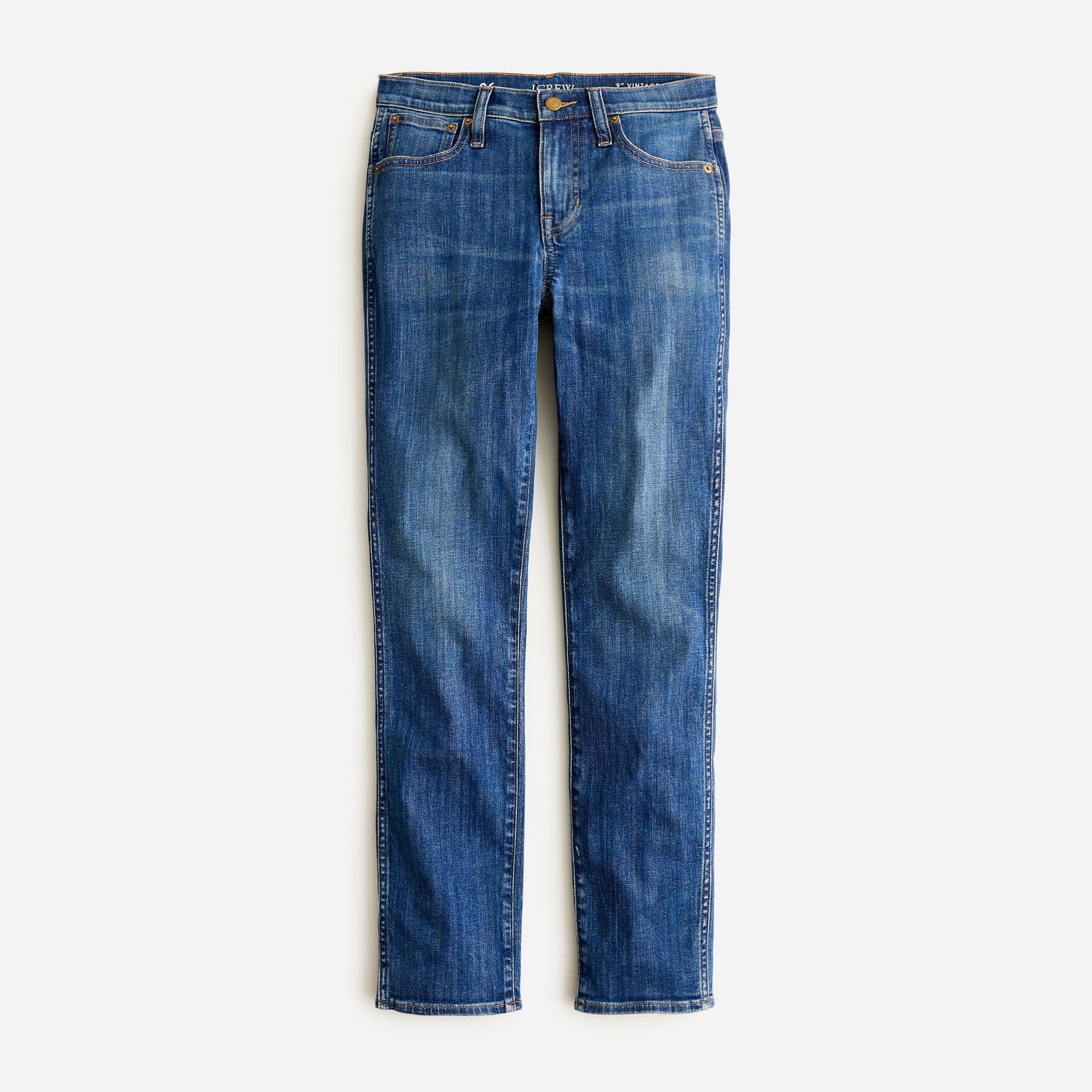  Petite 9&quot; vintage slim-straight jean in Wakeman wash