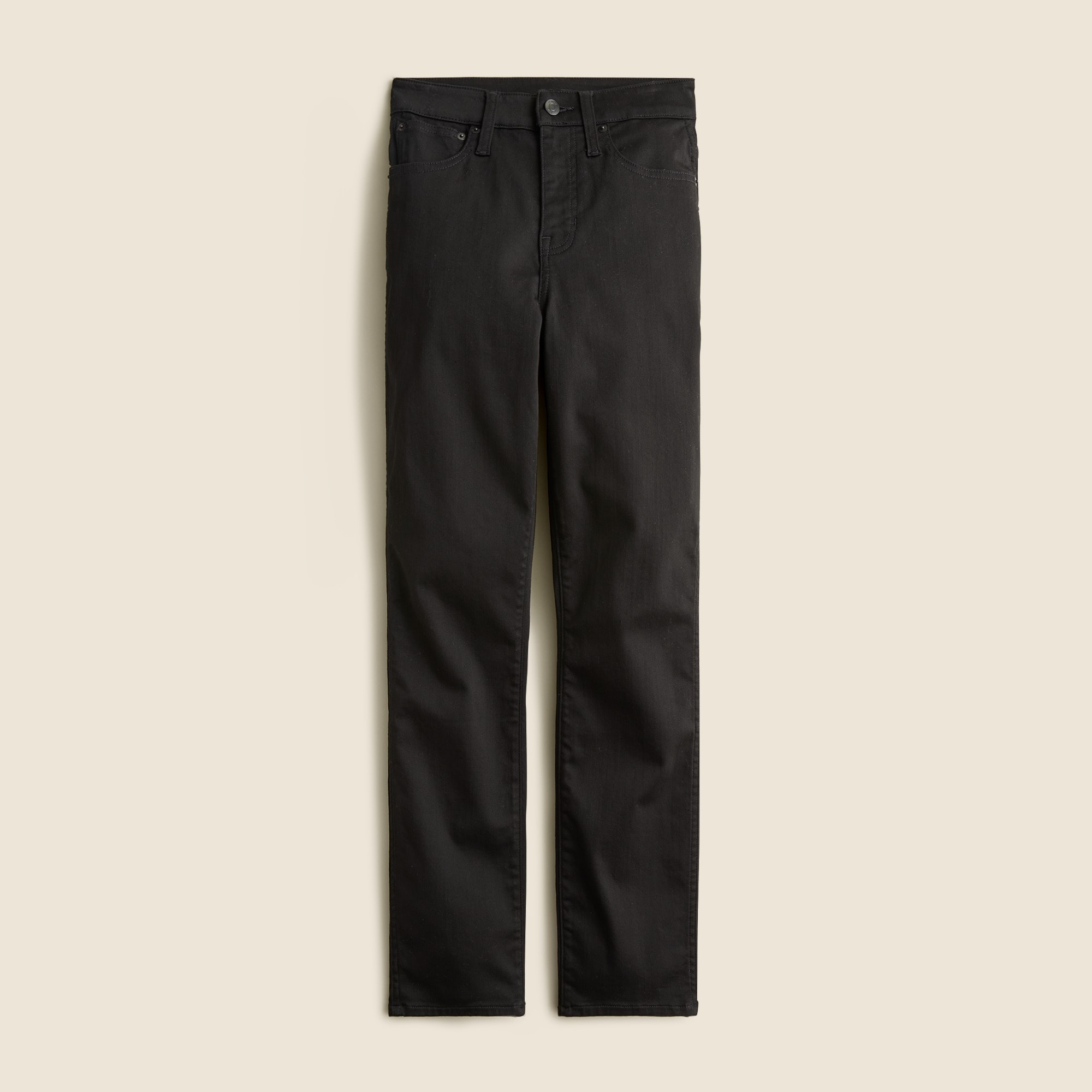 J.Crew Curvy Vintage Straight Jean In Black For Women
