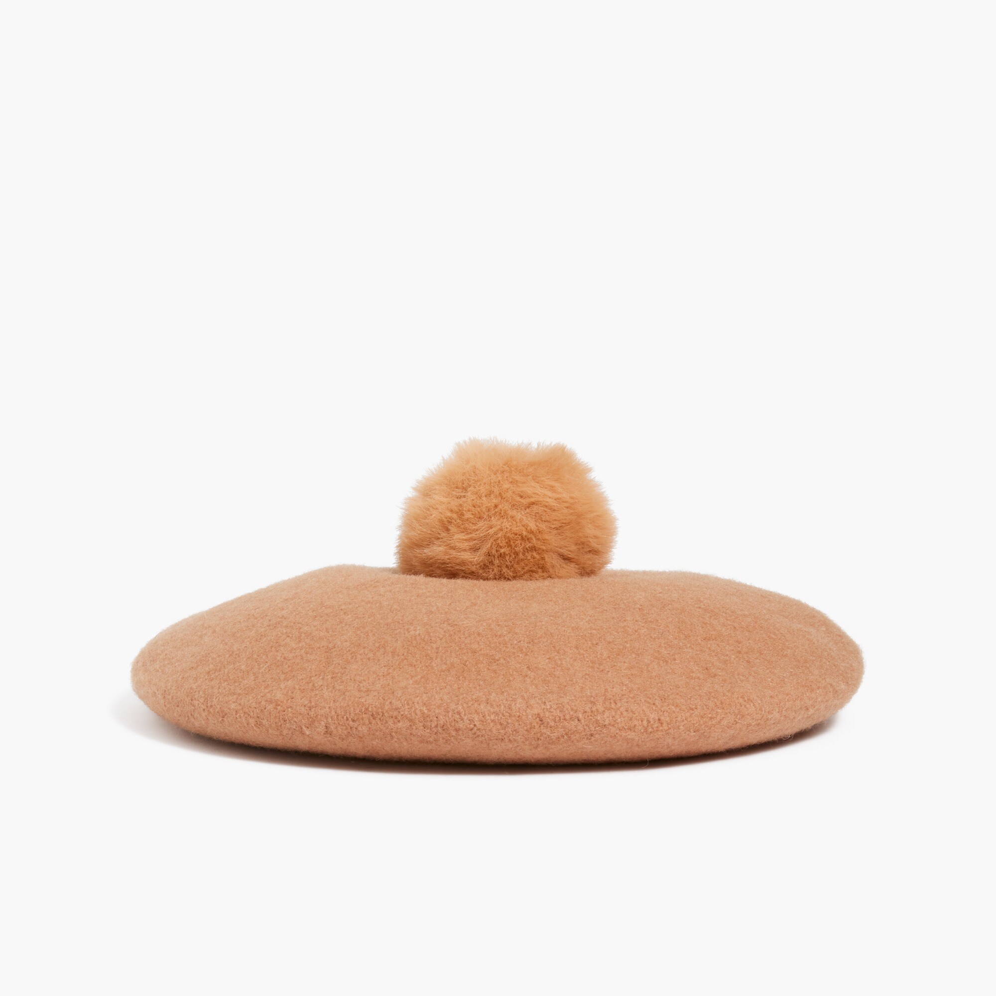 Girls' beret with pom