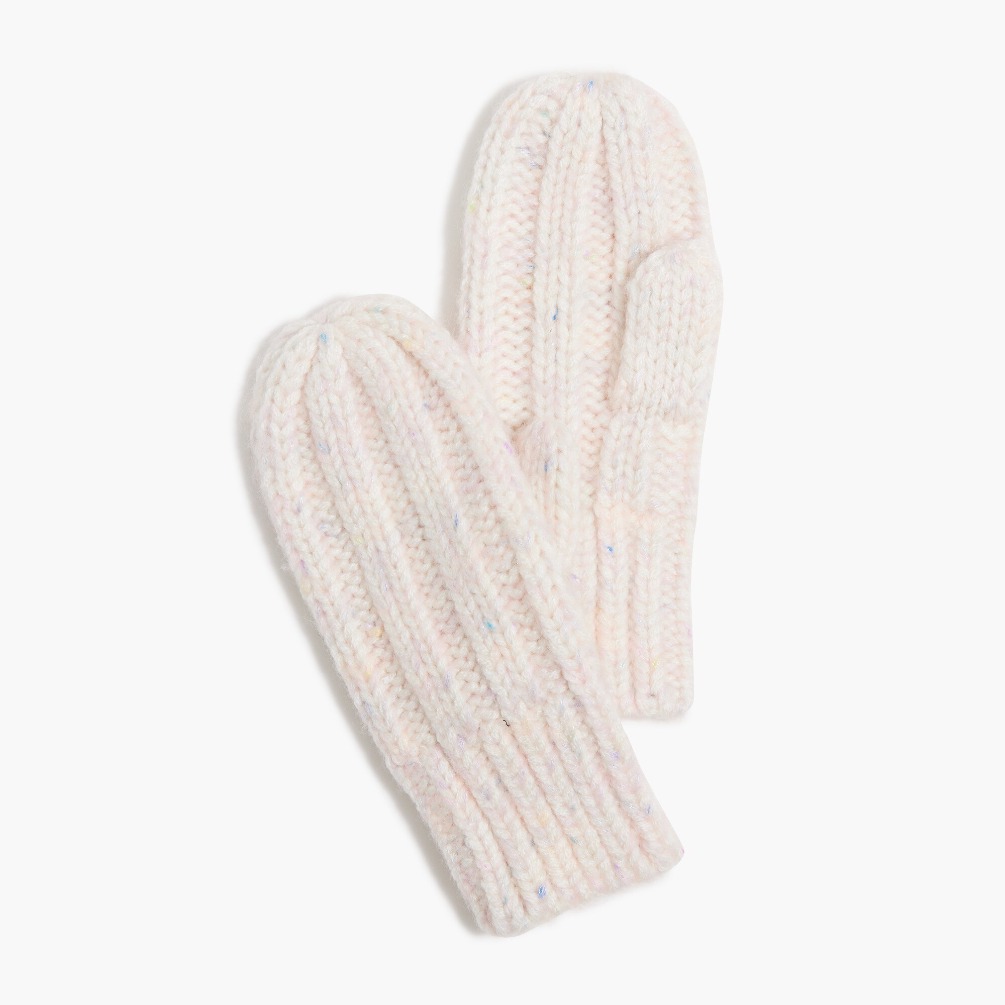 Girls' donegal knit mittens