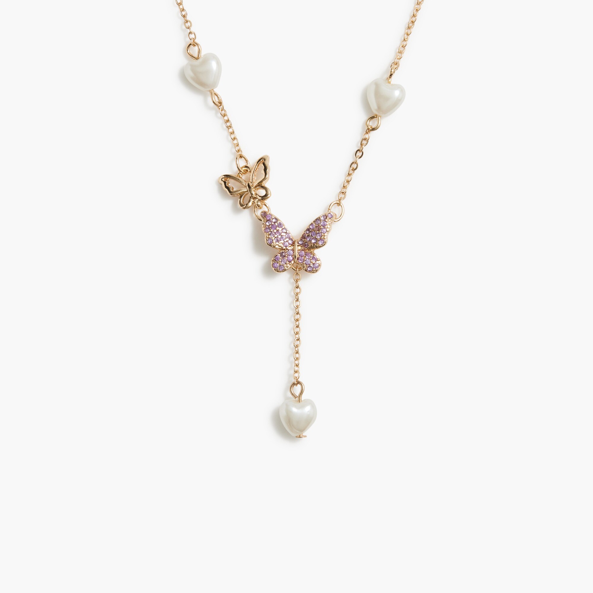 girls' butterfly necklace for girls