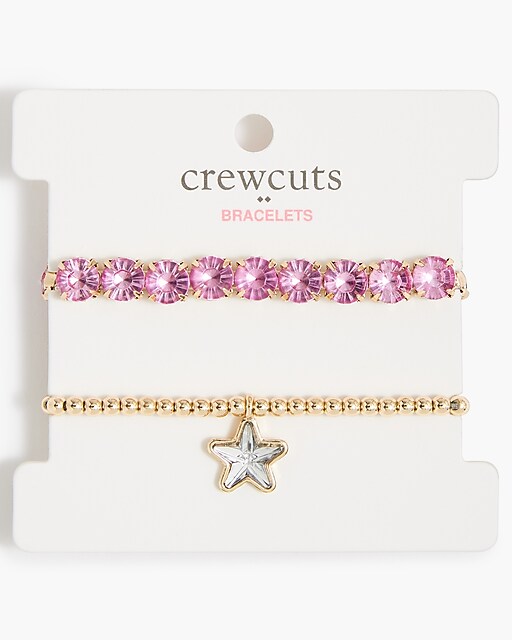 girls Girls' star bracelets set-of-two