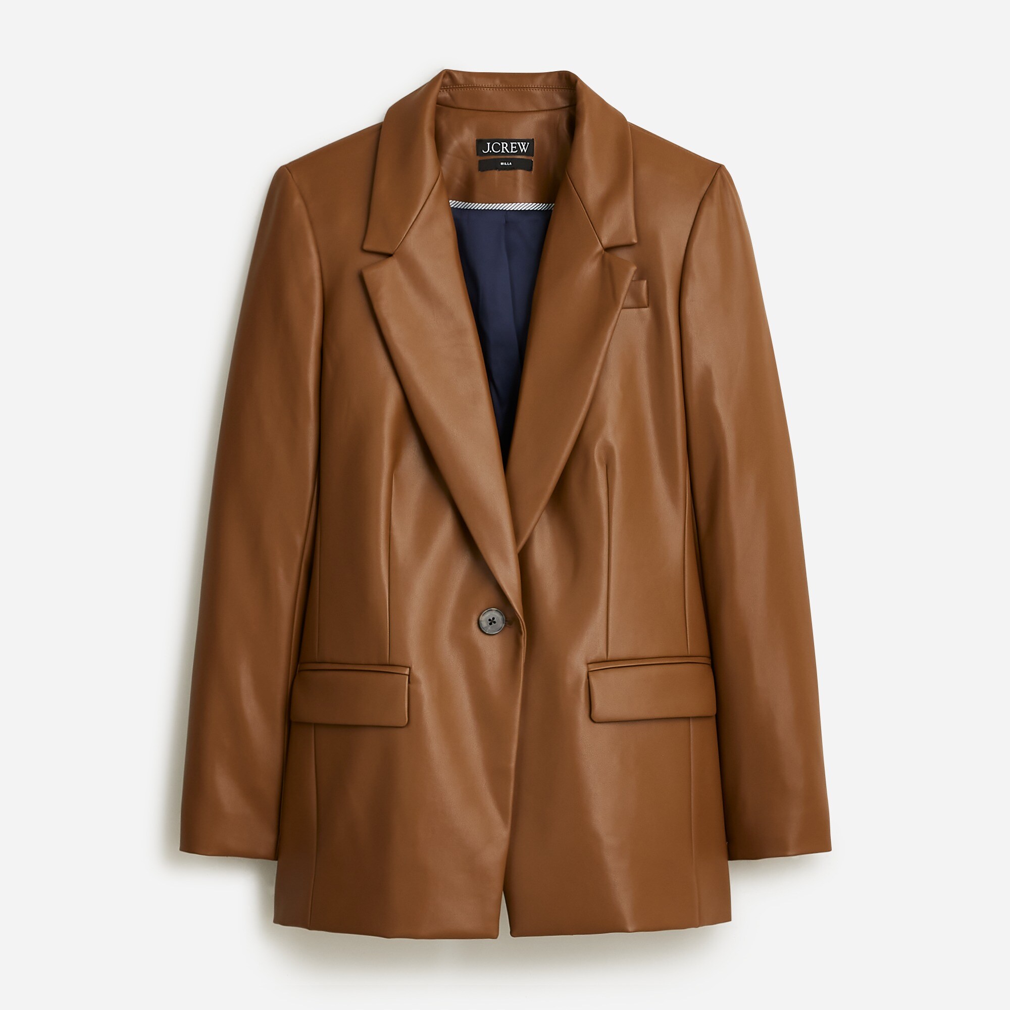Willa blazer in faux leather