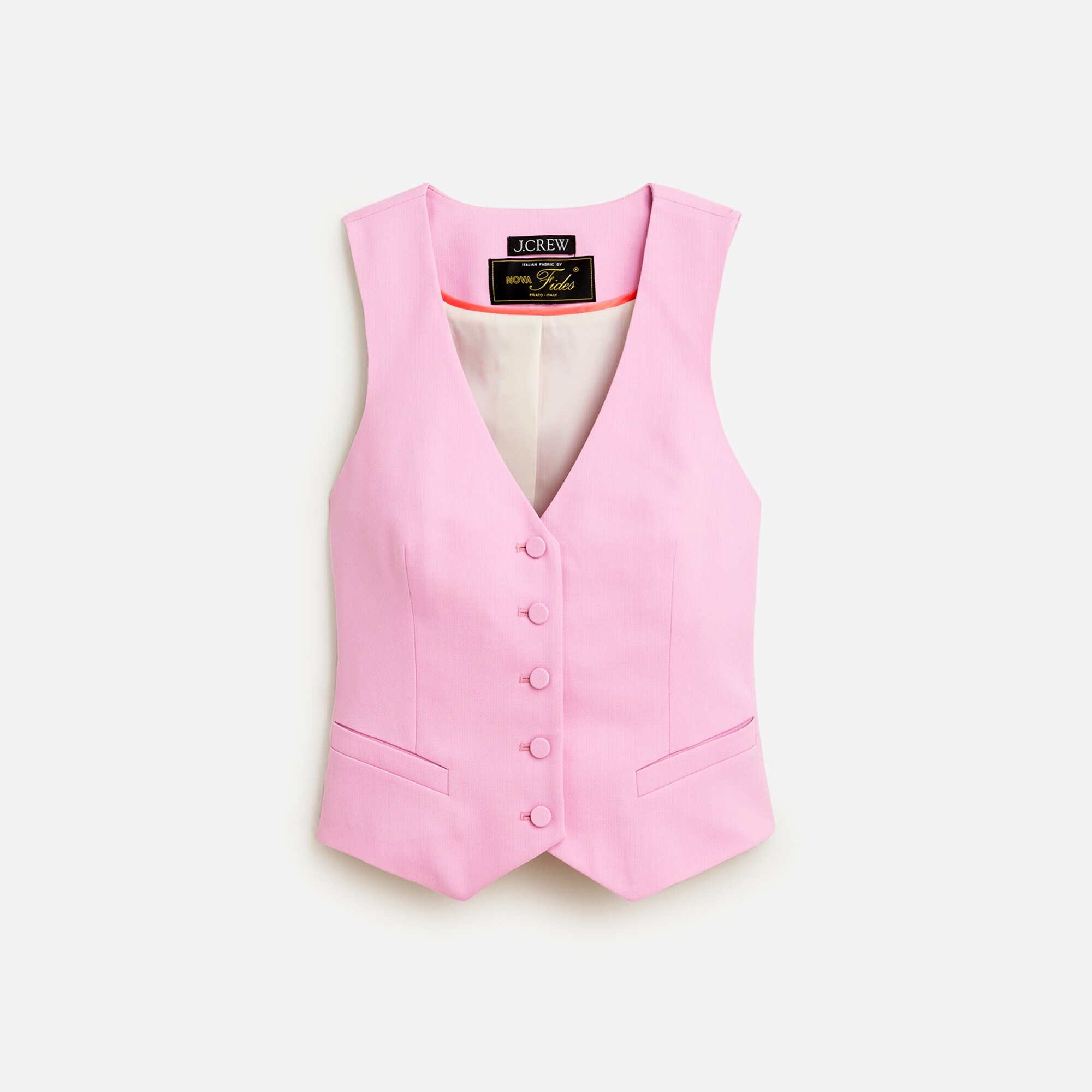 Slim-fit Vest In Italian City Wool Blend For Women | J.Crew