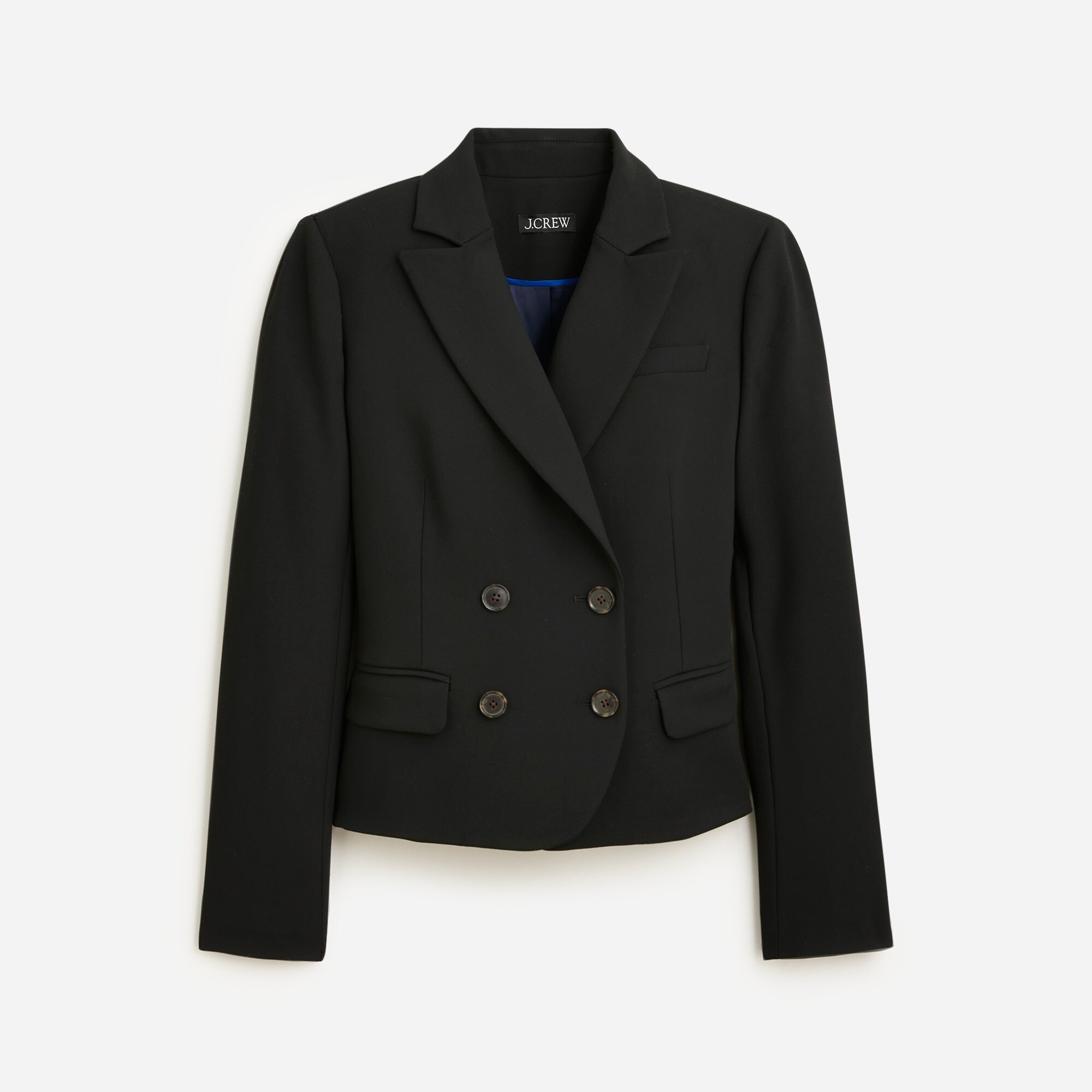  Slim-fit double-breasted blazer in four-season stretch