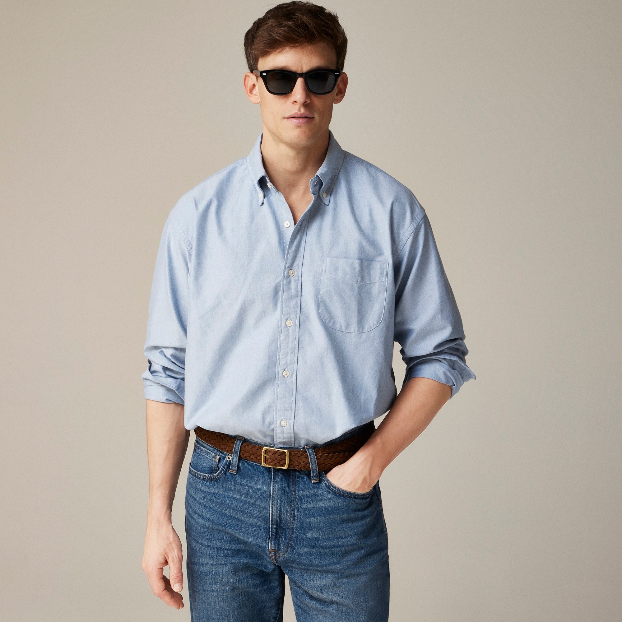  Giant-fit oxford shirt