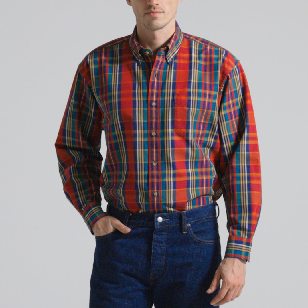 Giant-fit oxford shirt