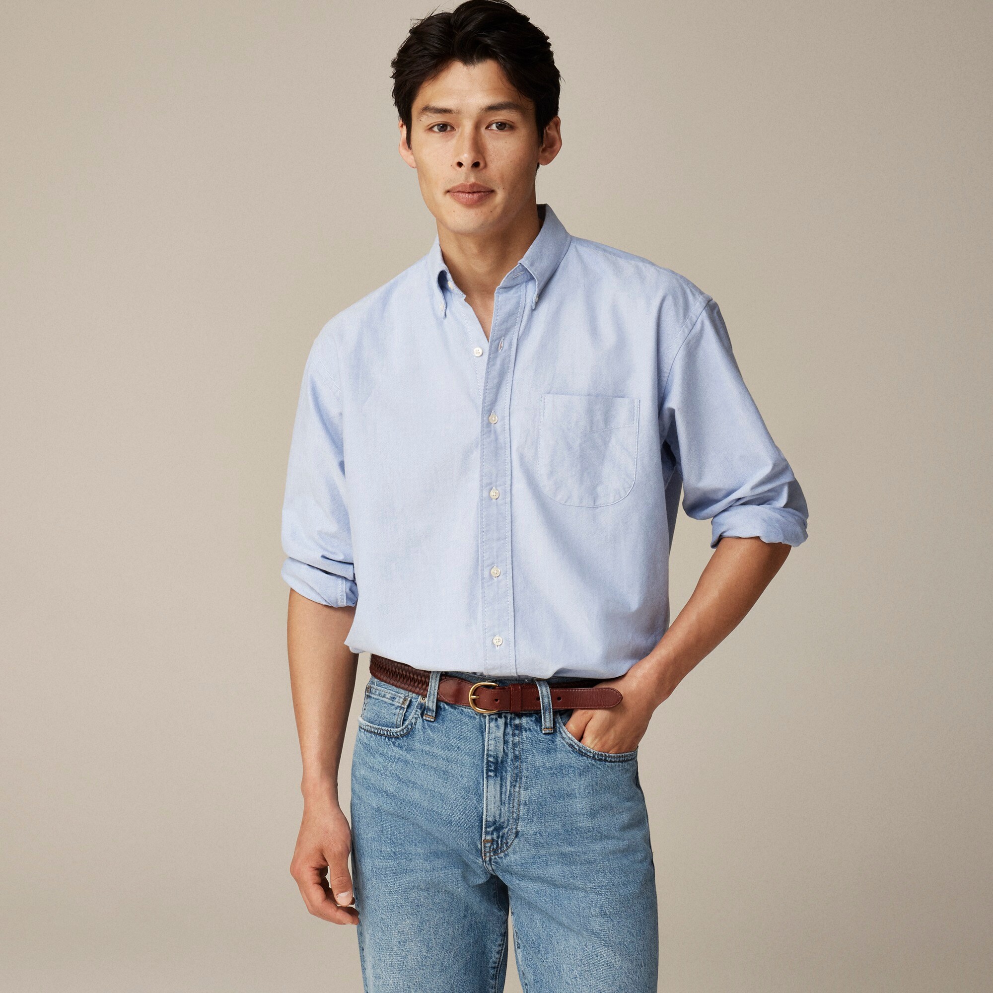  Giant-fit oxford shirt
