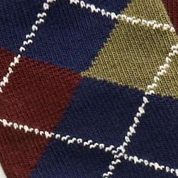 Argyle socks NAVY OLIVE MAROON MULTI