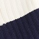 Ribbed cotton-blend crew socks NAVY WHITE MIX