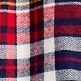 Girls' tiered flannel dress ANTIQUE NAVY RED MULTI factory: girls' tiered flannel dress for girls