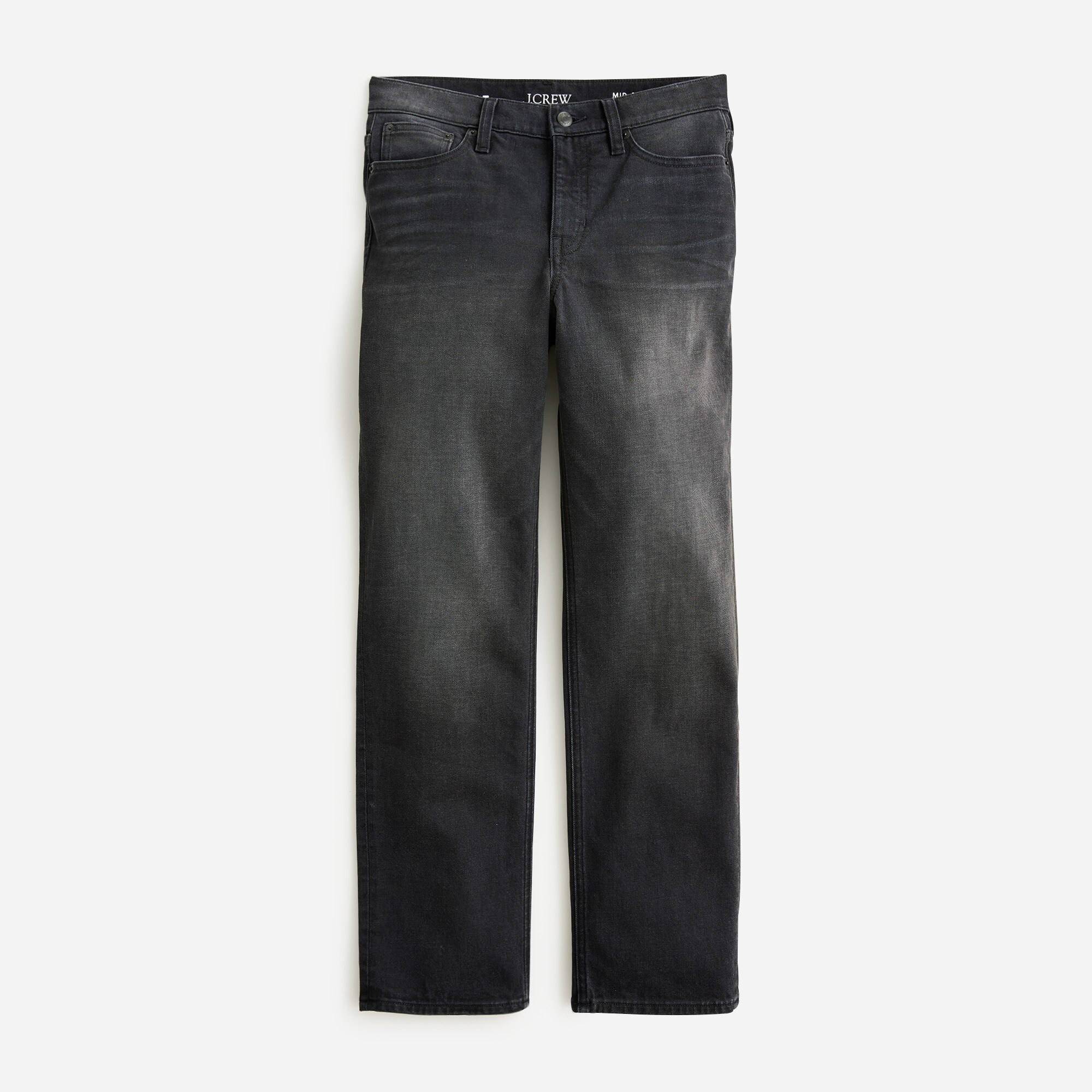  Petite mid-rise '90s classic straight-fit jean in Charcoal wash