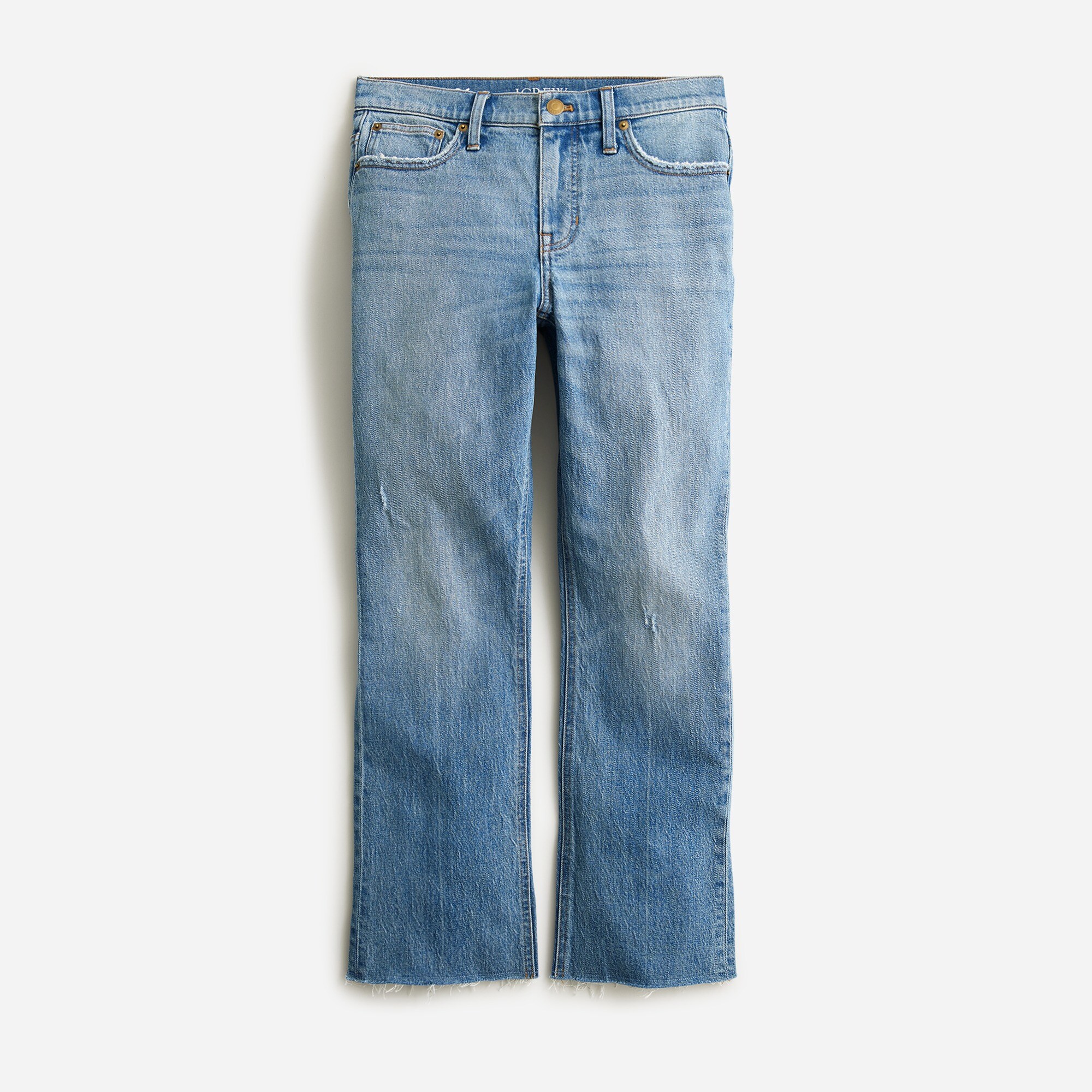  9&quot; demi-boot crop jean in Brommell wash