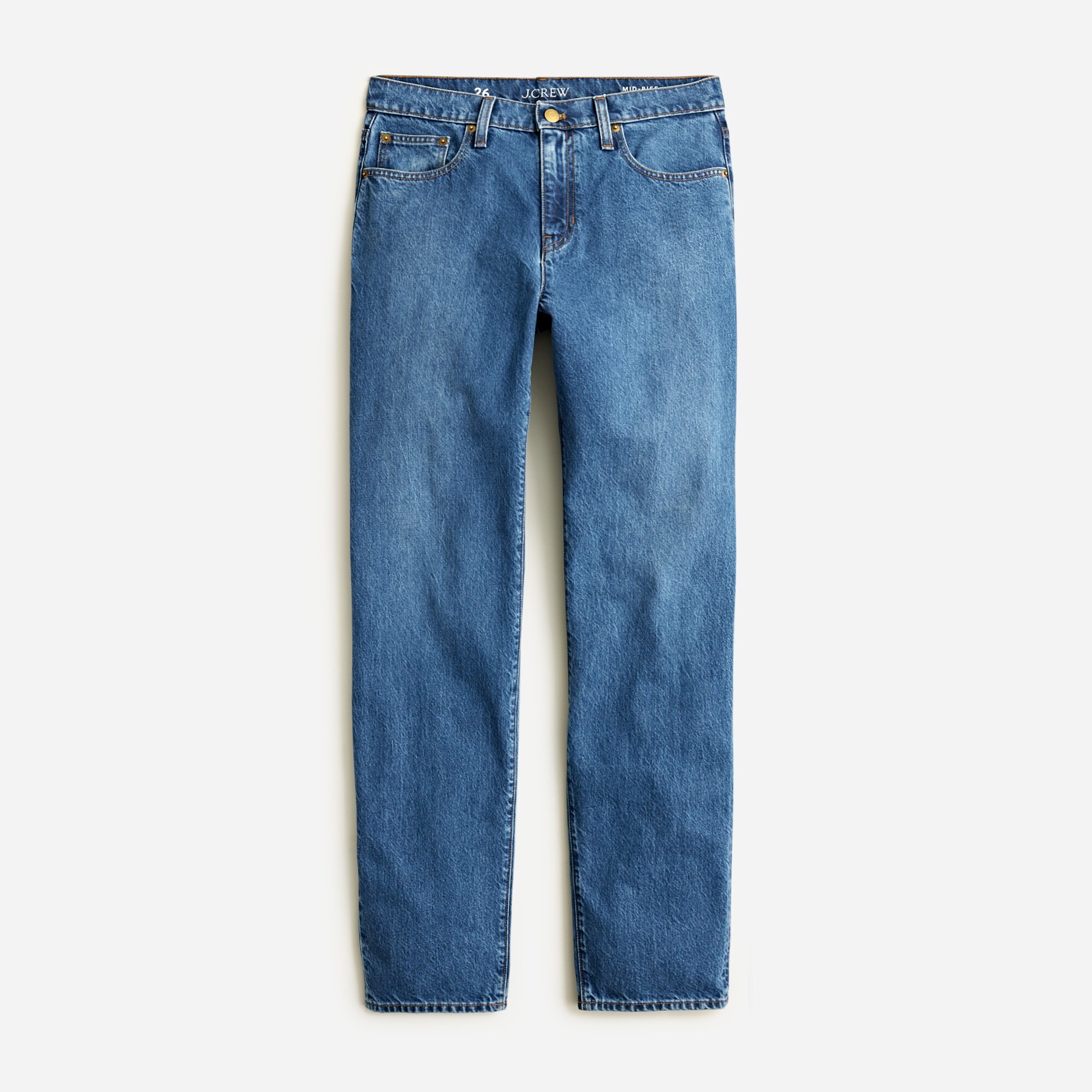 J.Crew: Slouchy-straight Jean In Turney Wash For Women