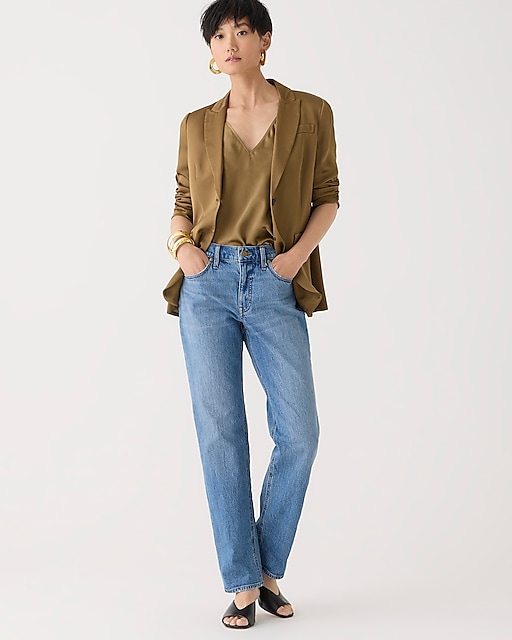 womens Mid-rise '90s classic straight-fit jean in Pheasant wash