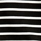 CAPE STRIPE BLACK IVORY