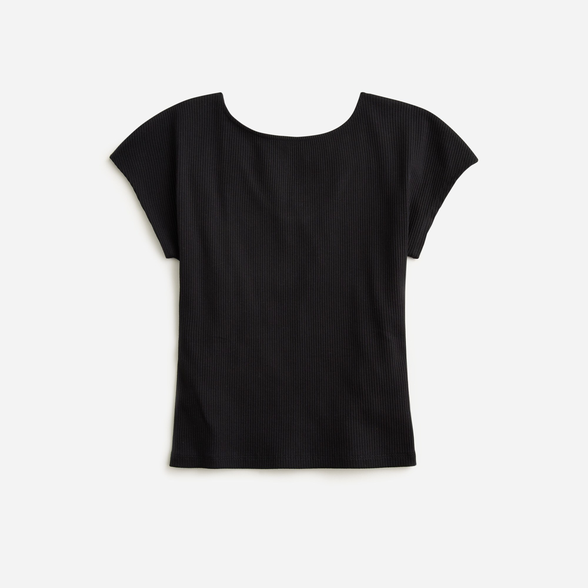 Vintage rib scoopback T-shirt