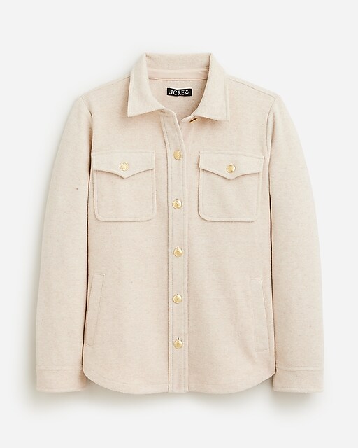 womens Wool-blend shirt-jacket