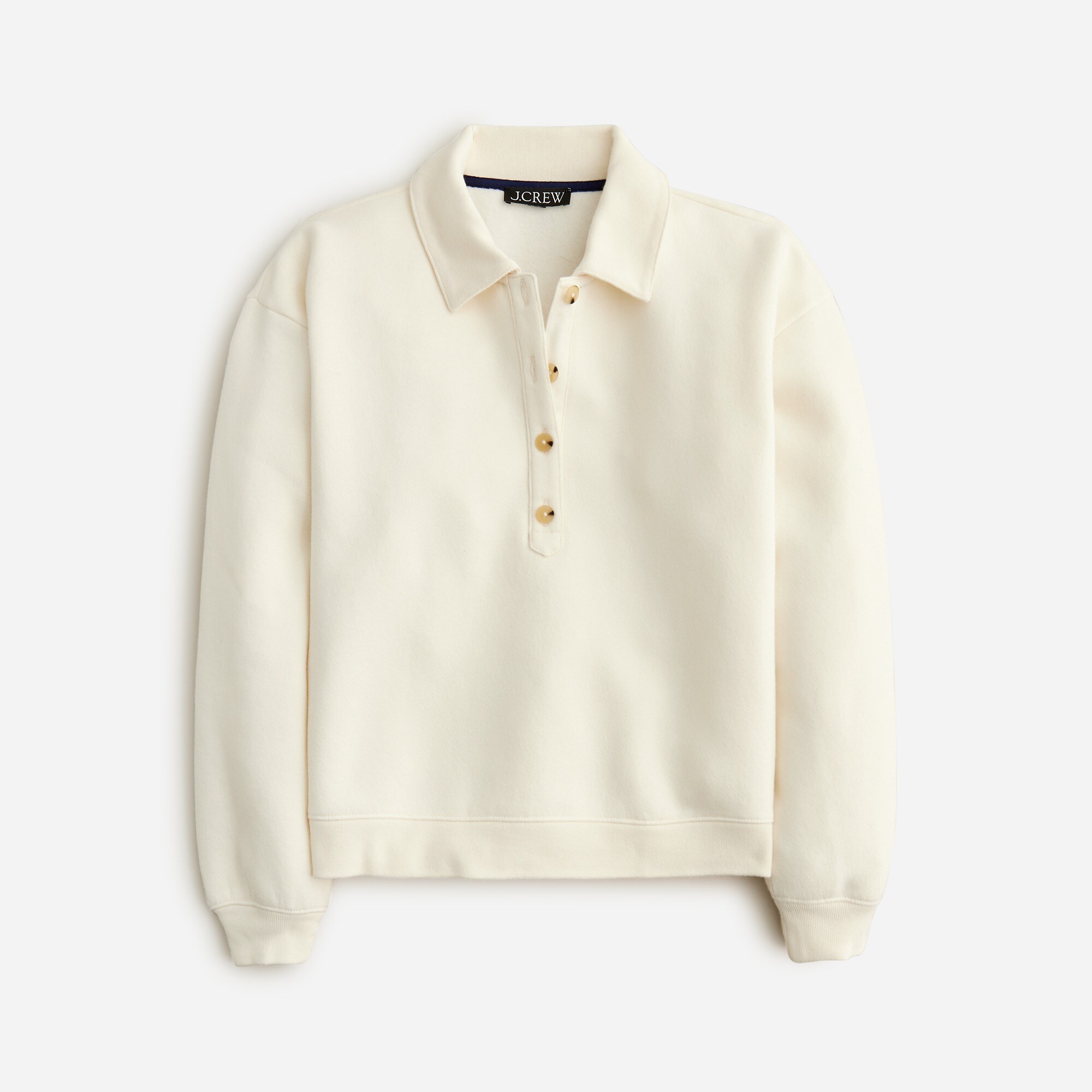 Heritage fleece polo sweatshirt
