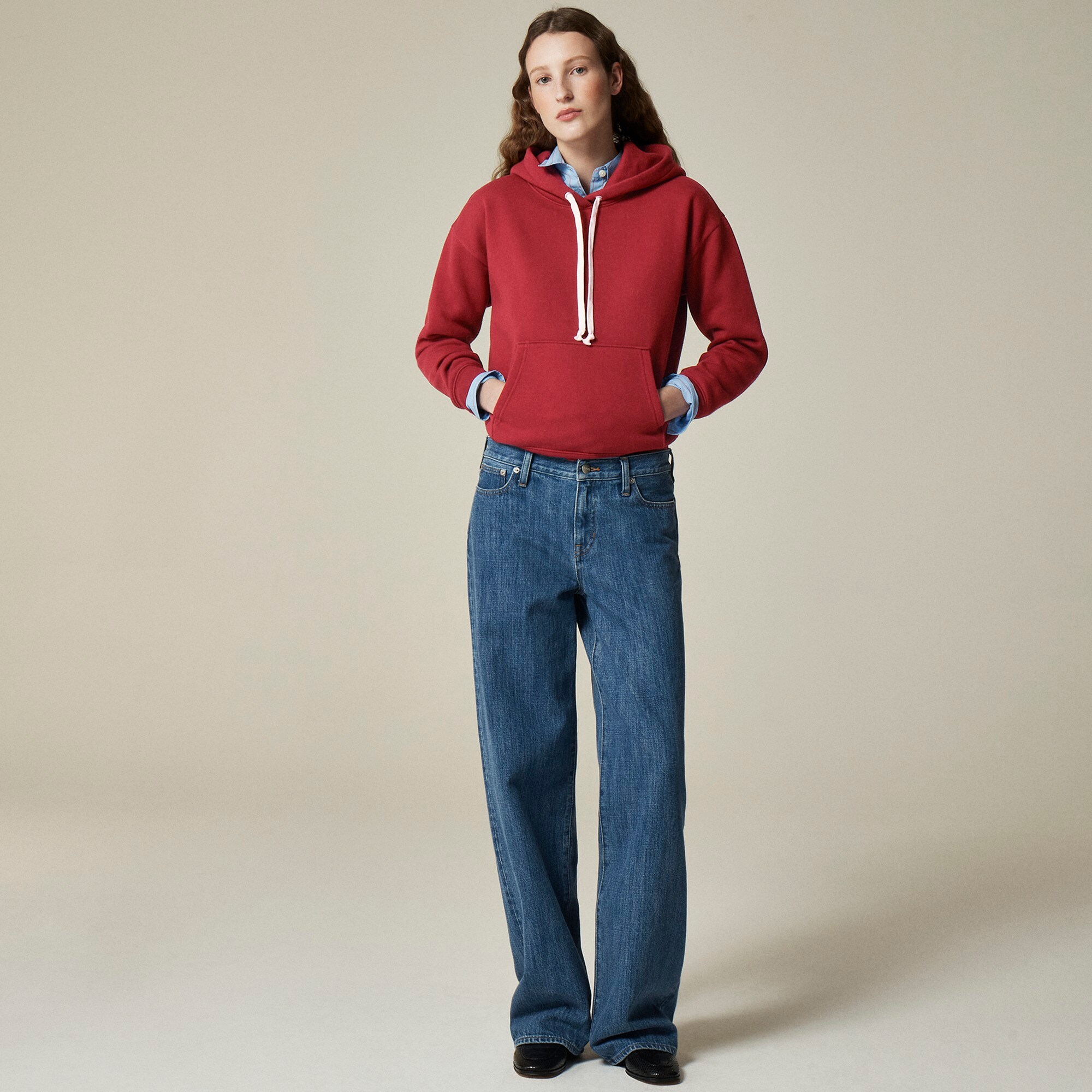 womens Heritage fleece hoodie