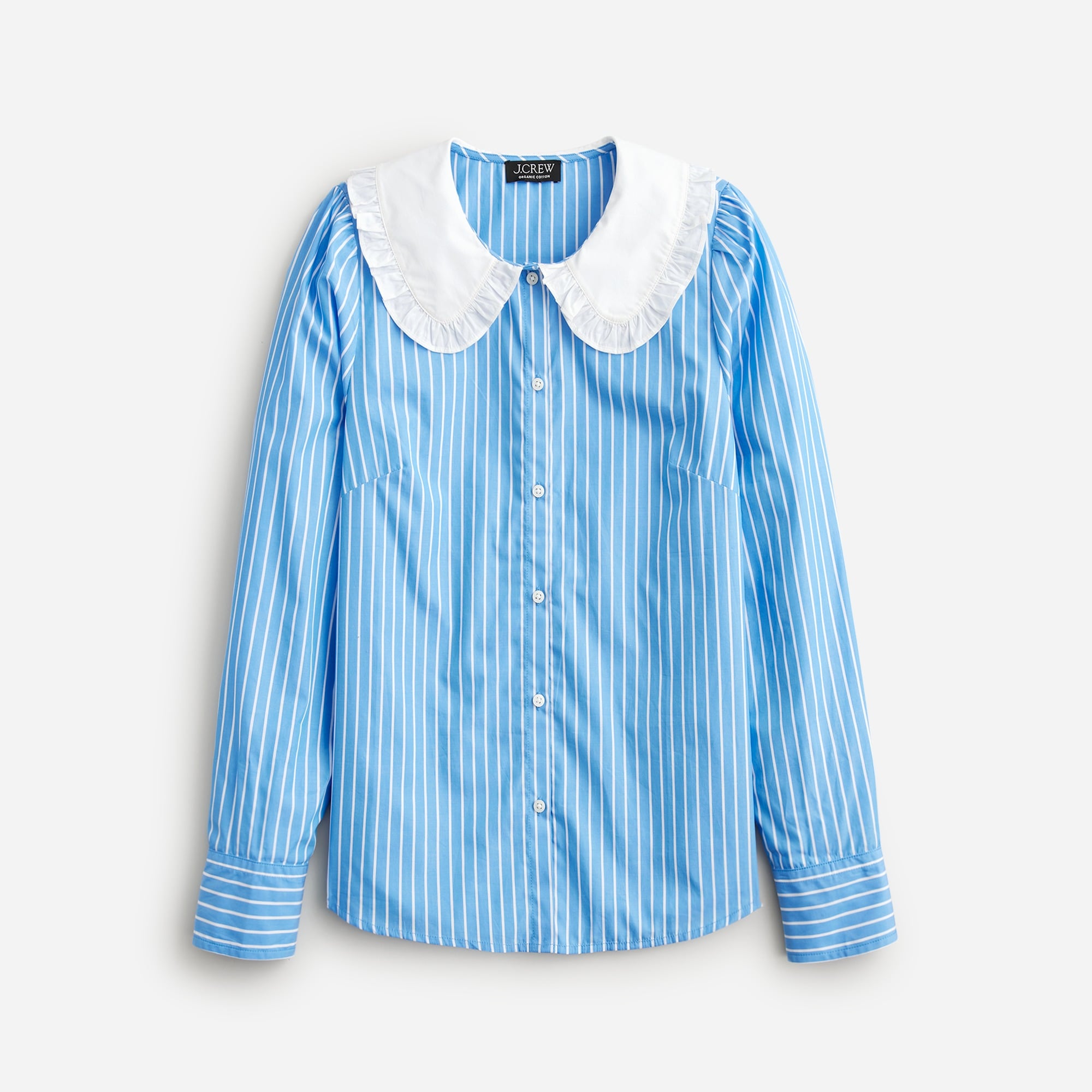 Frill trim bow deals tie waist striped pants