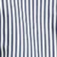 Cropped gar&ccedil;on shirt in striped print DARK EVENING