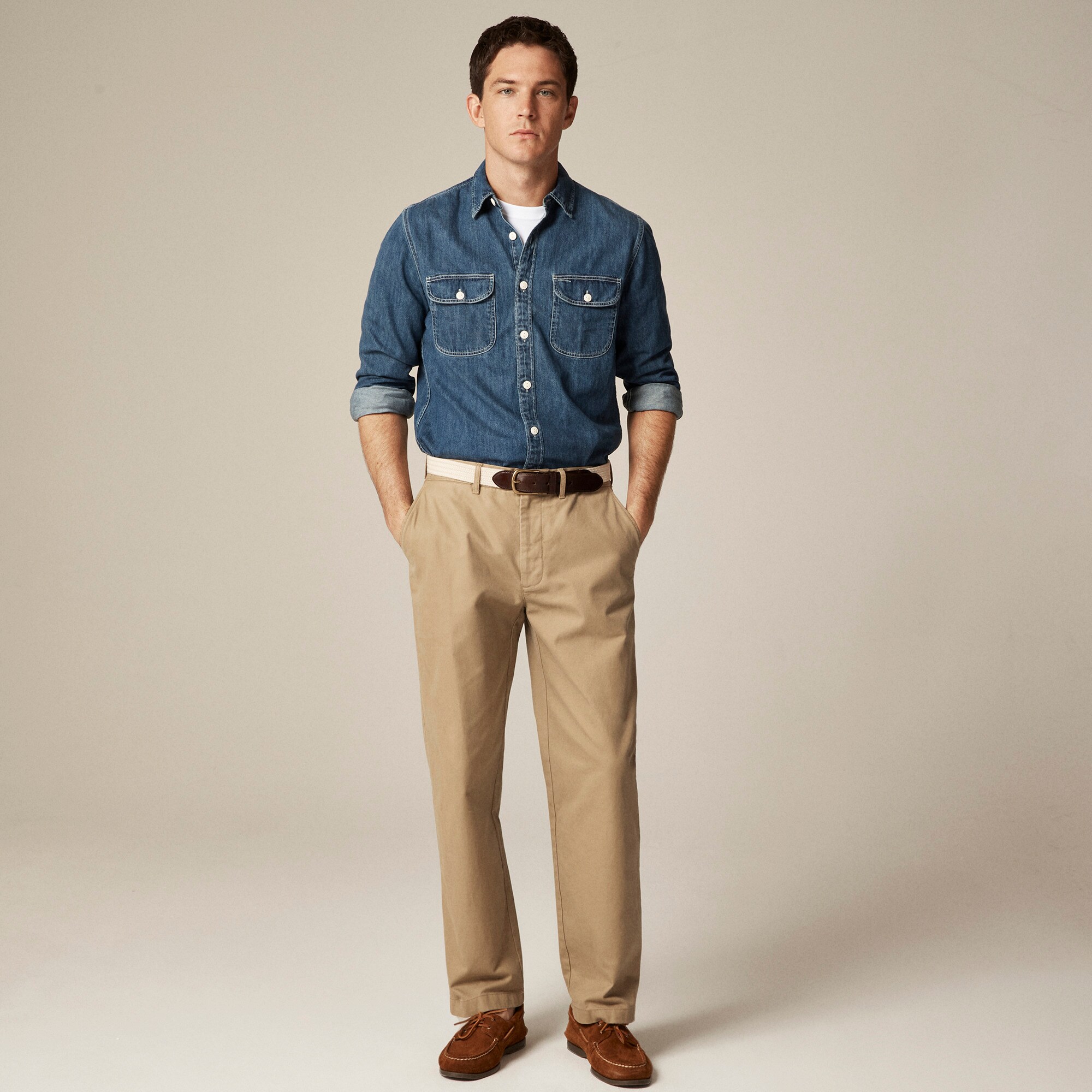 Midweight denim workshirt