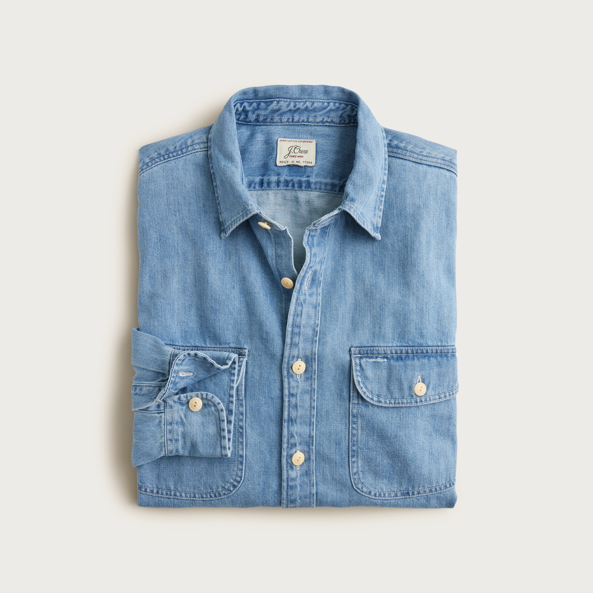 Midweight denim workshirt