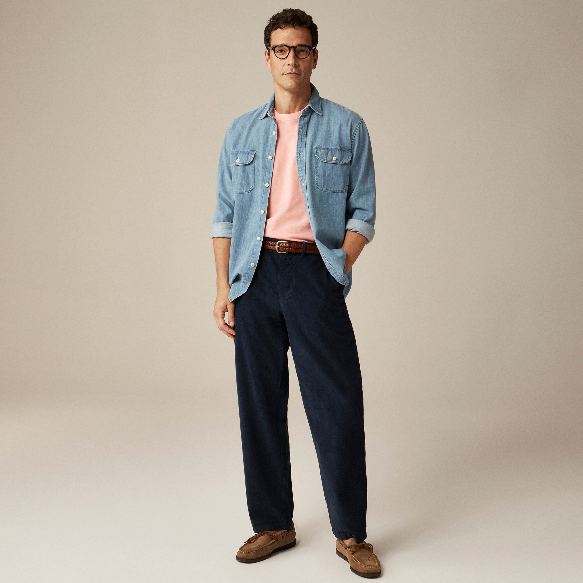 Midweight denim workshirt