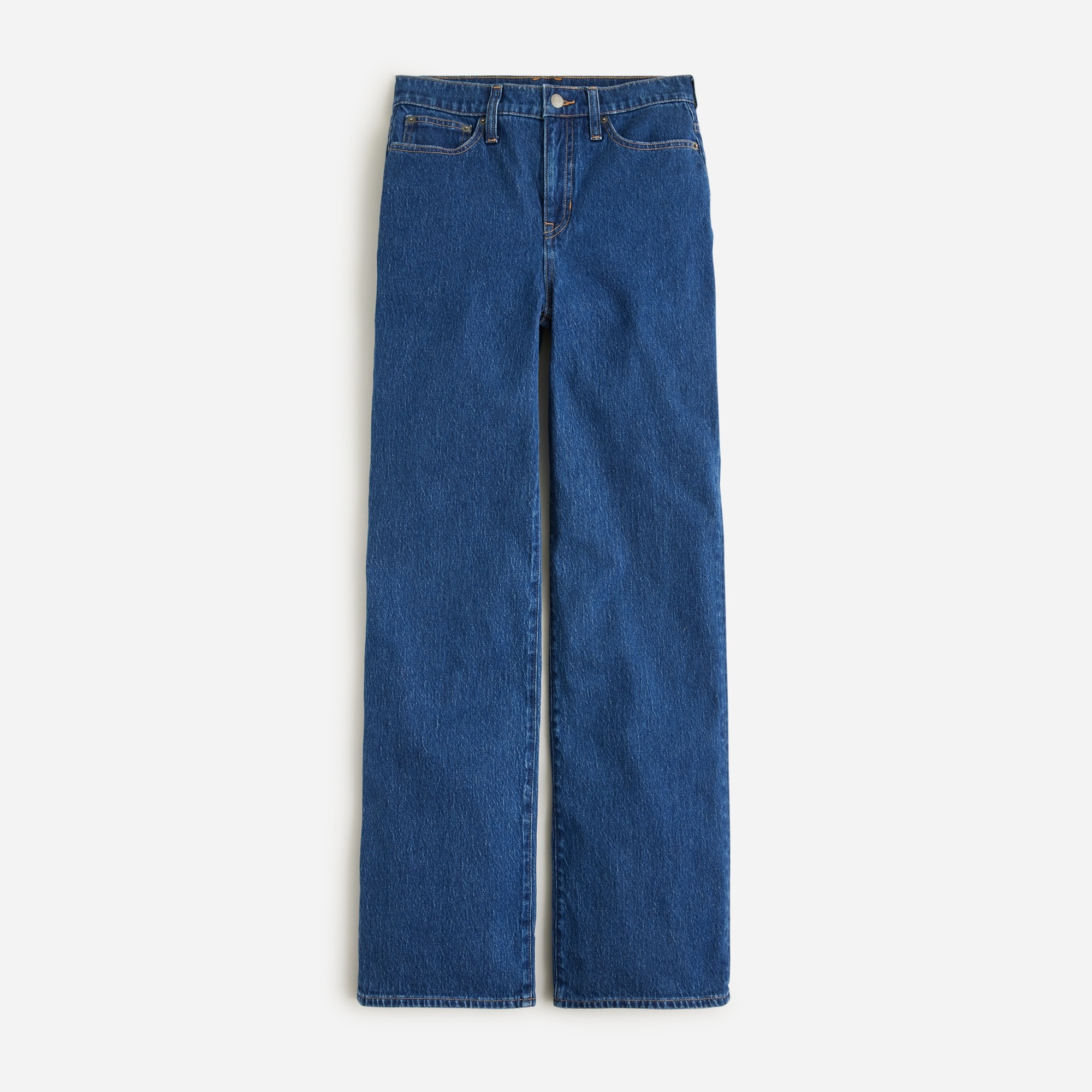  Petite full-length slim wide-leg jean in Brick lane wash