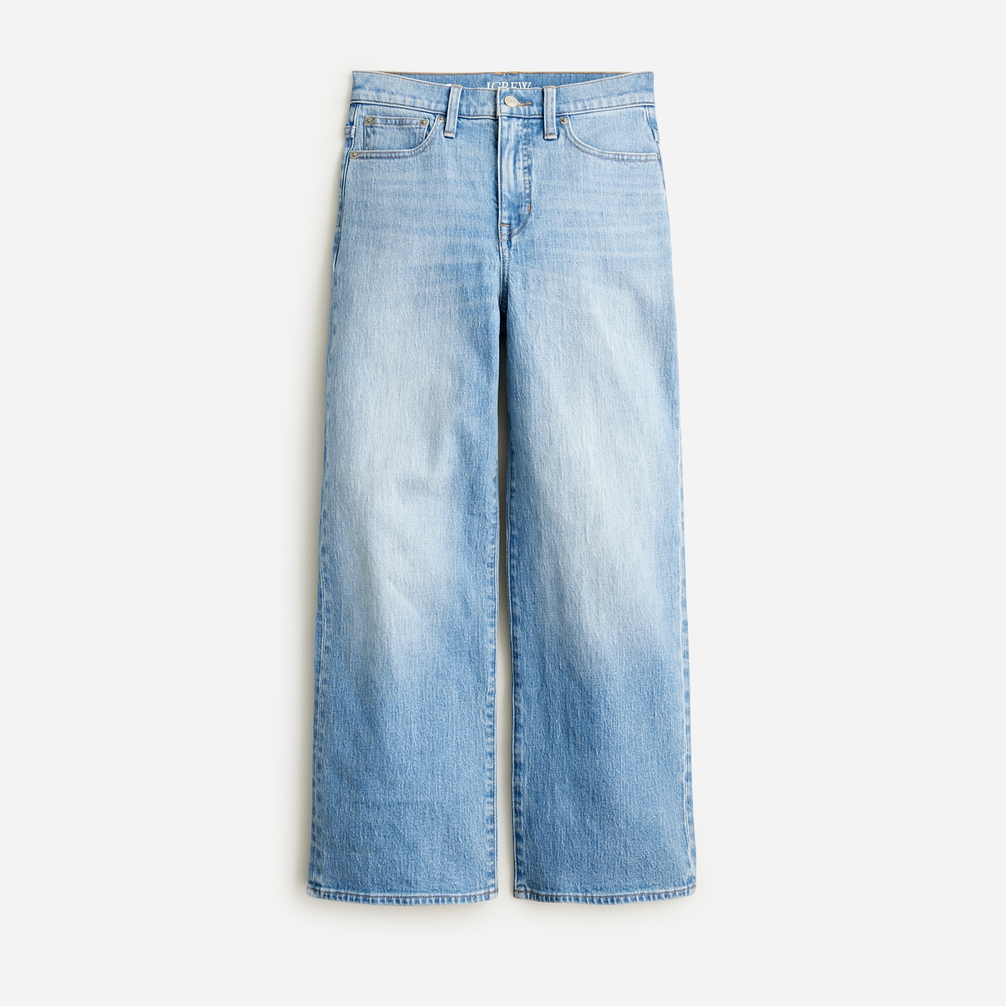 Slim Wide Leg Sweat Jean - Medium Wash main image 1