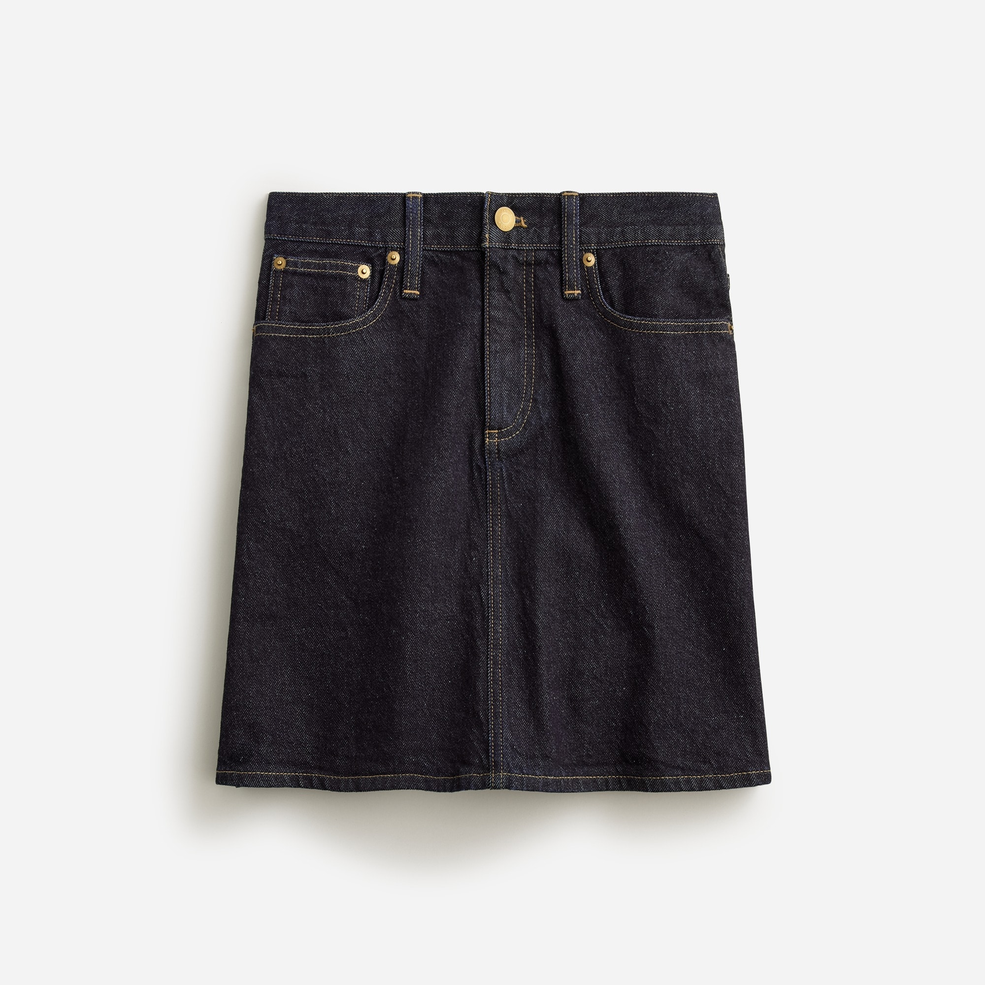 Mini denim skirt