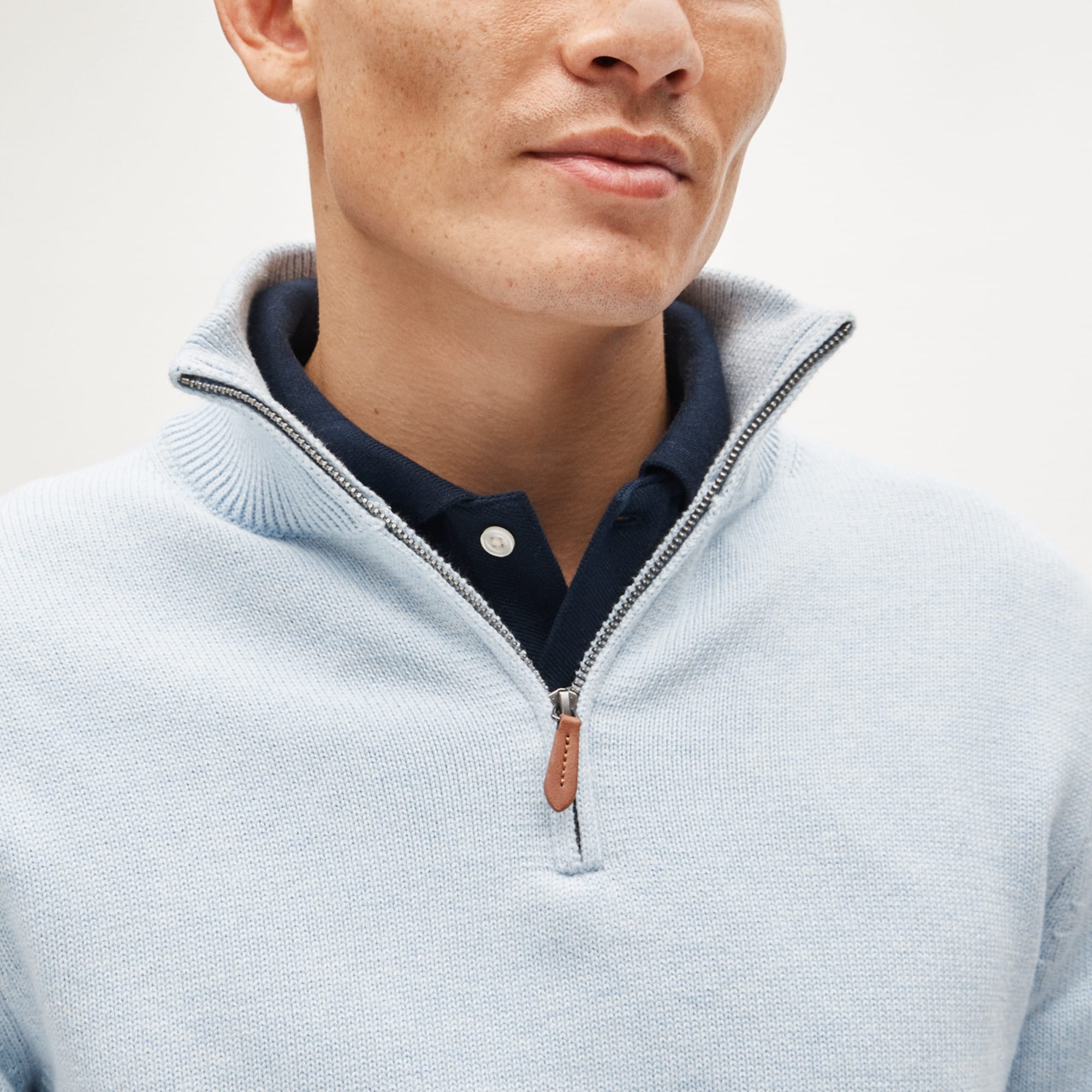 Heritage Cotton Quarter-zip Sweater For Men | J.Crew