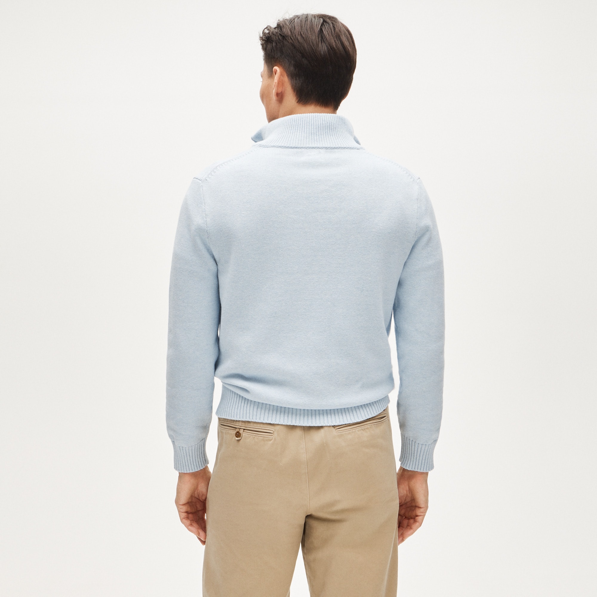 Heritage Cotton Quarter-zip Sweater For Men | J.Crew