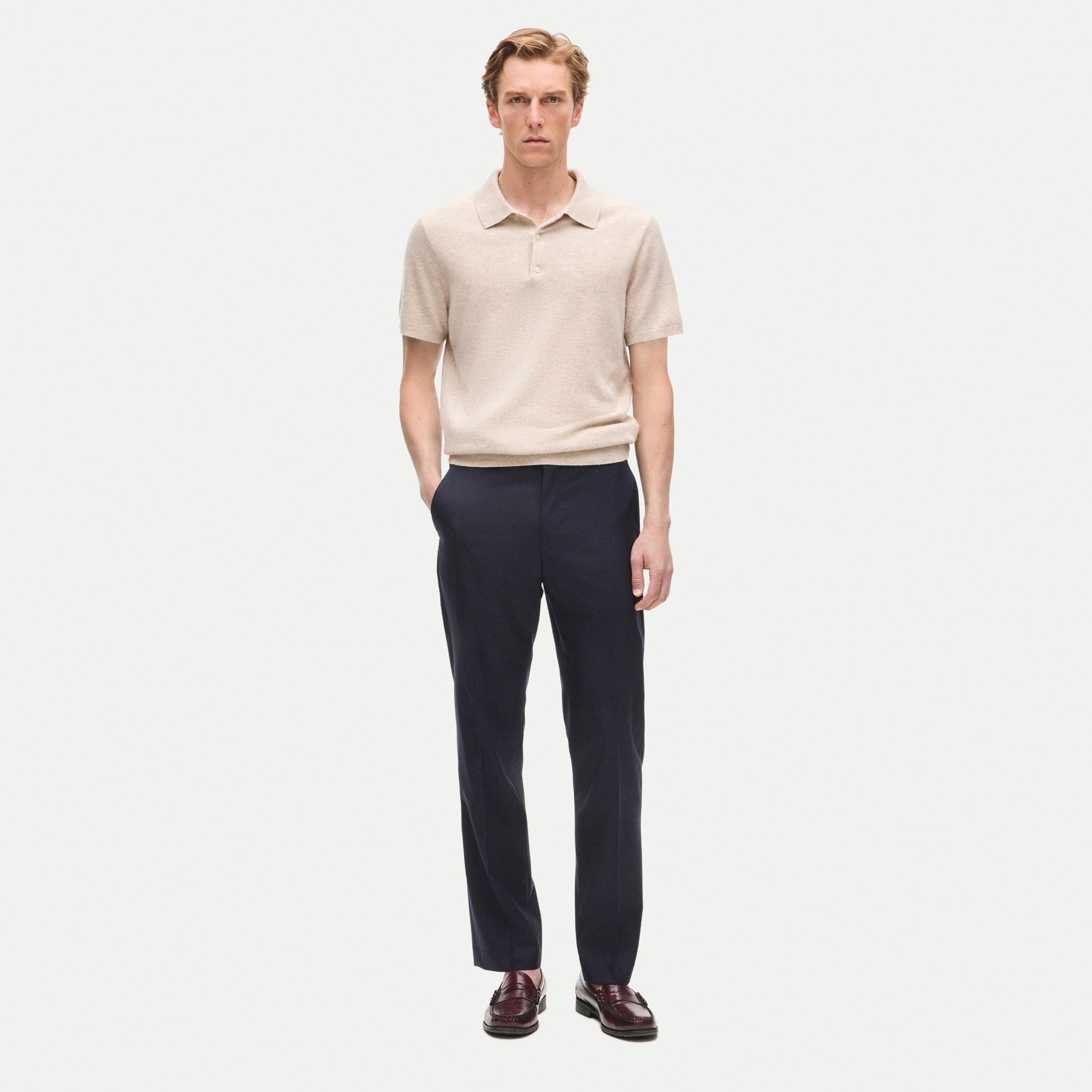 Crosby Classic-fit suit pant in Italian wool